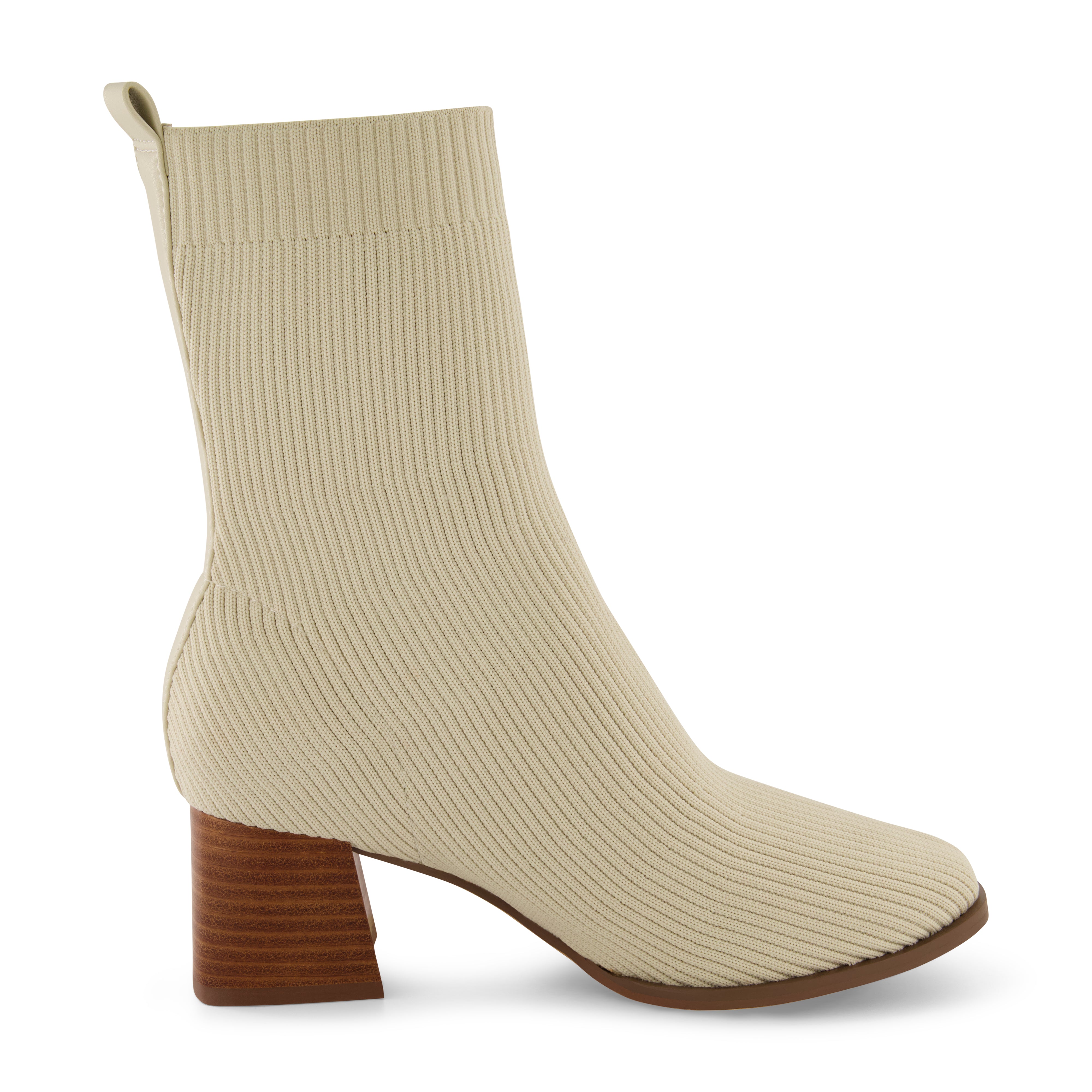 Bishop Knit Dress Boot Ivory