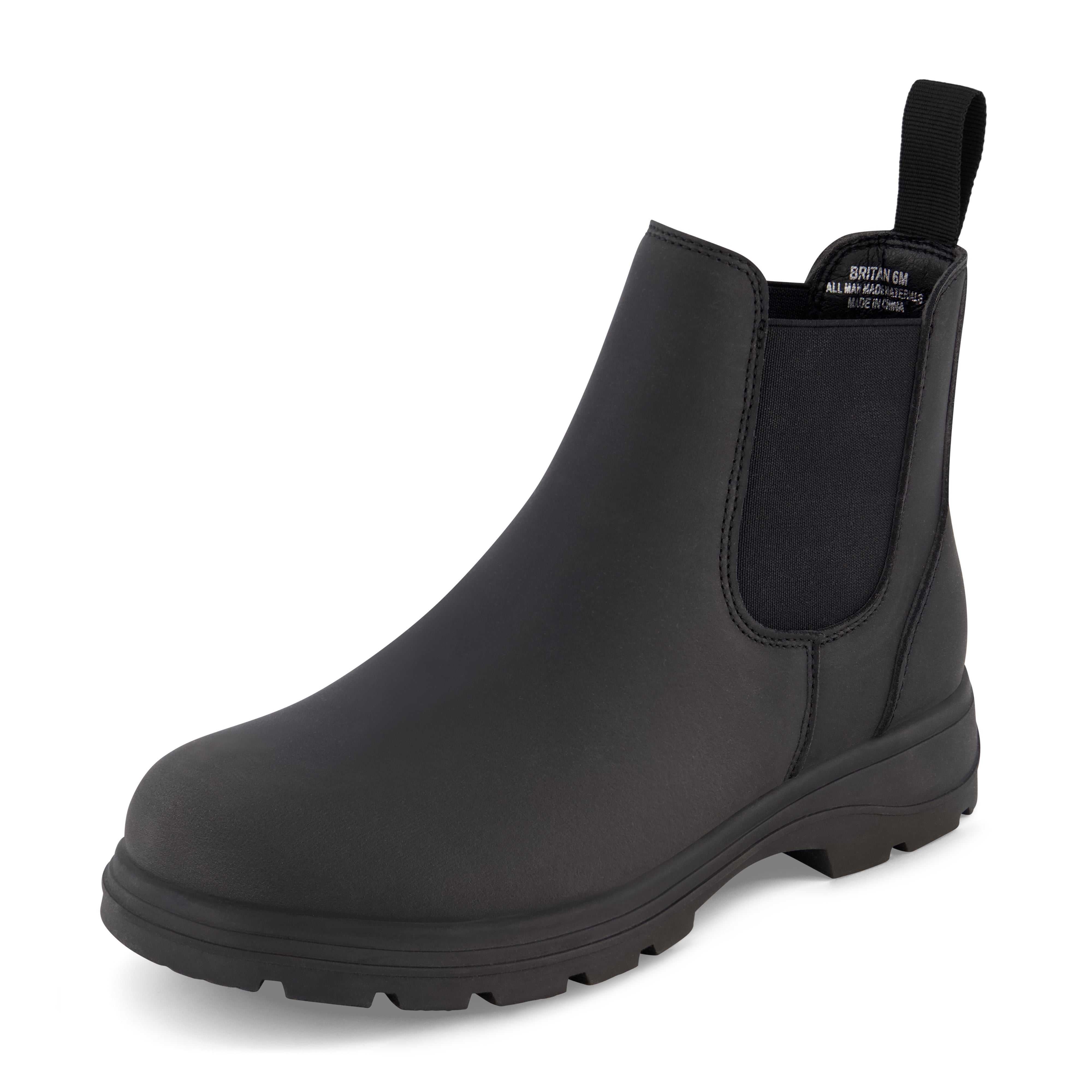 Britain Chelsea Boot Black Rugged