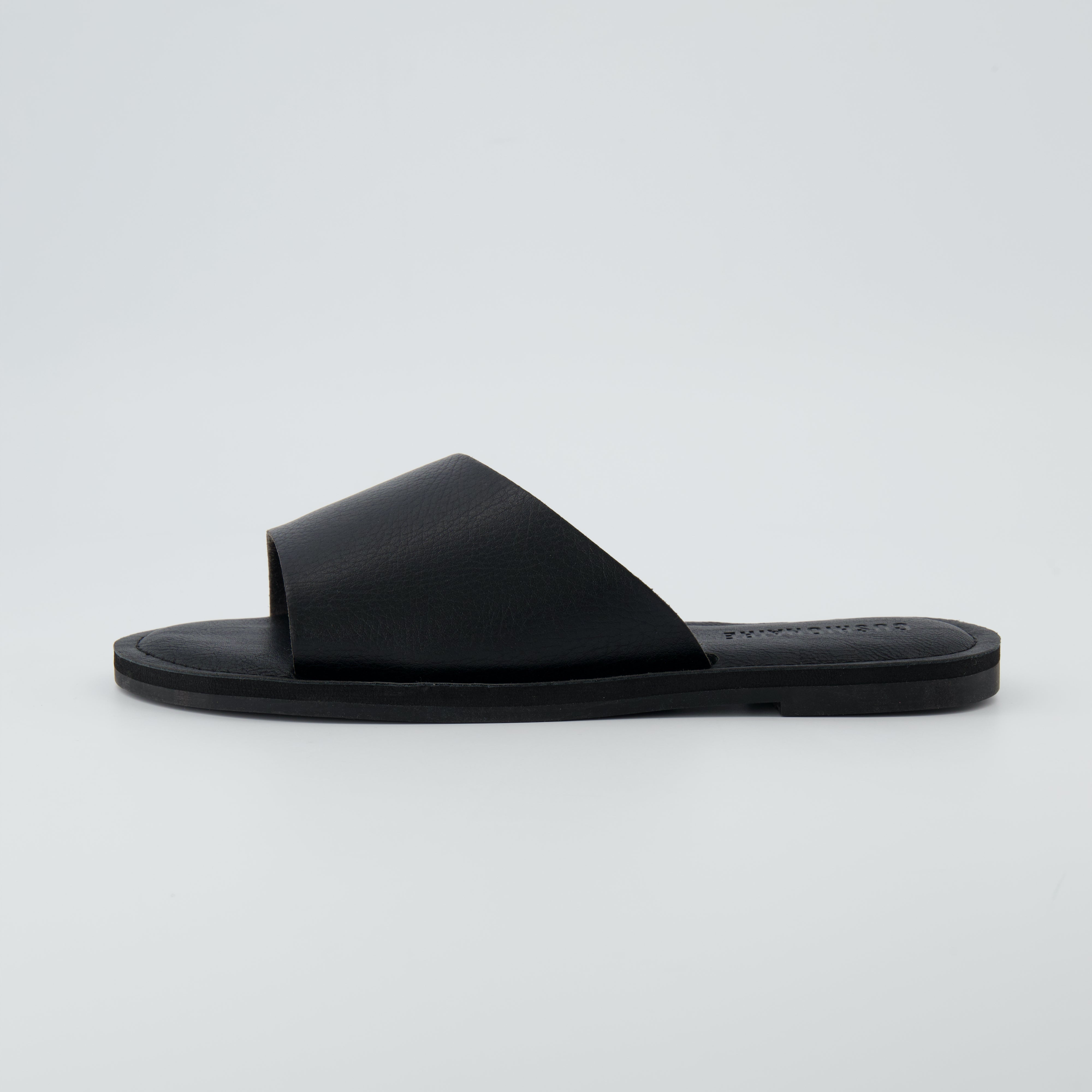 Carly One Band Slide Sandal Black
