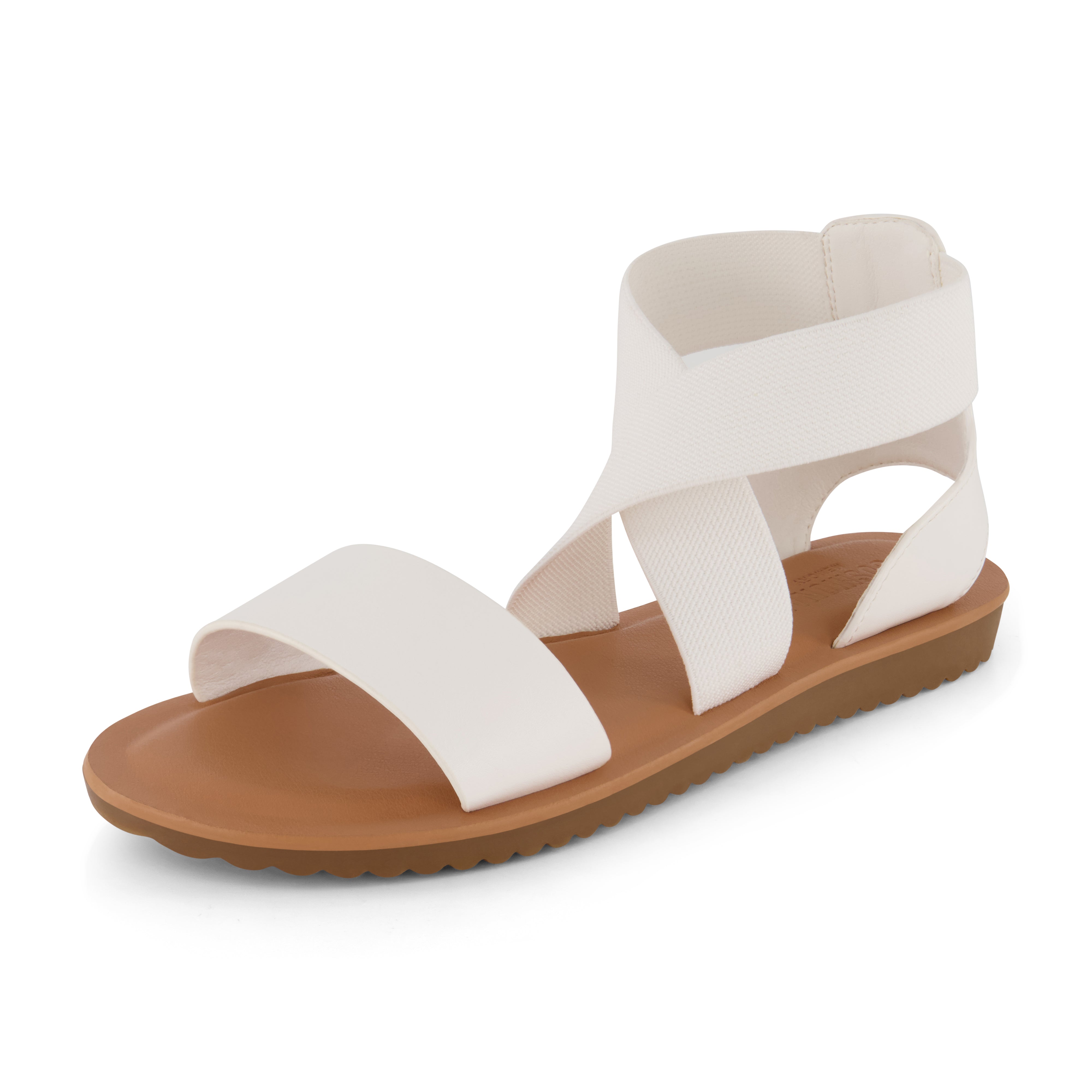 Chancy Stretch Sandal White