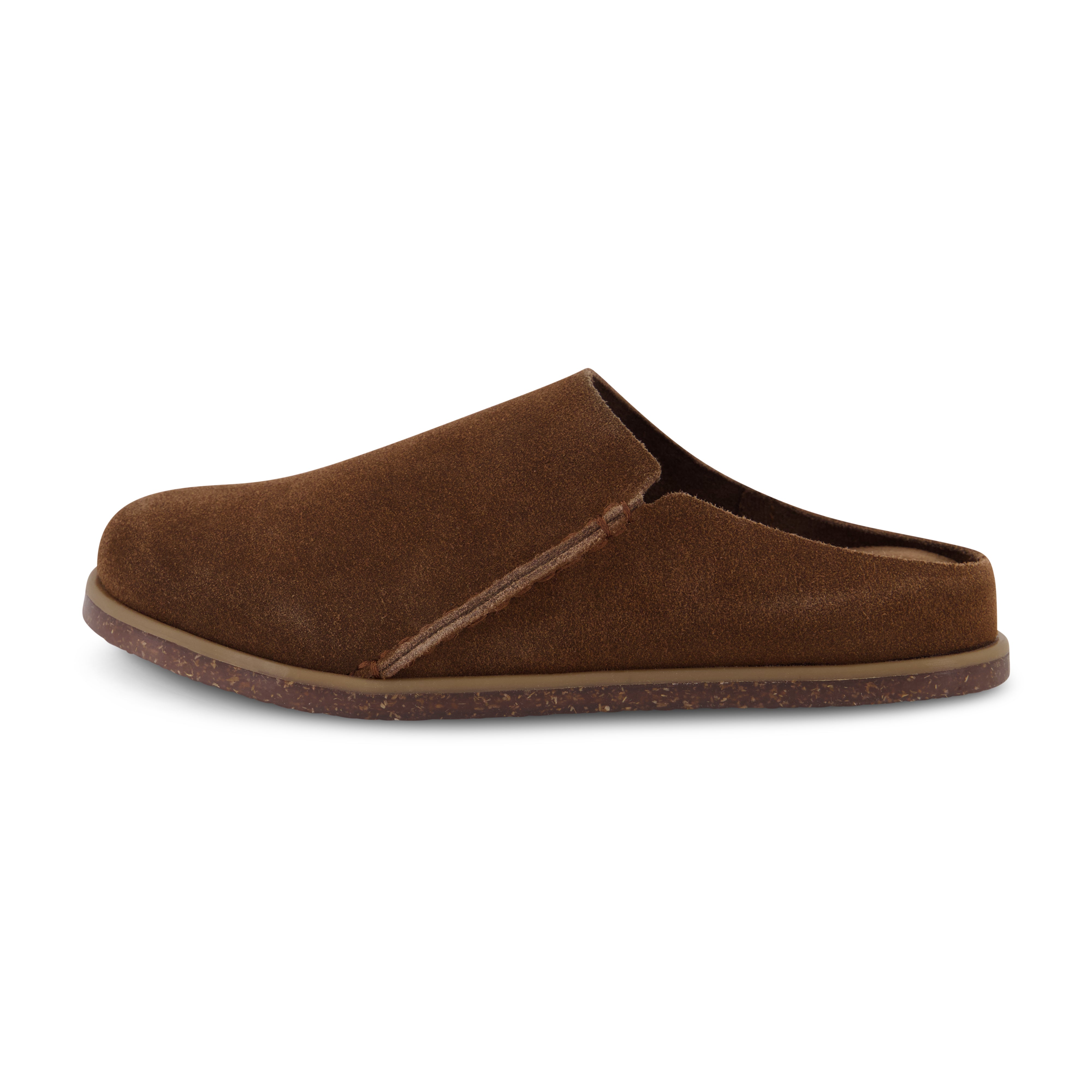 Clay Footbed Clog Brown