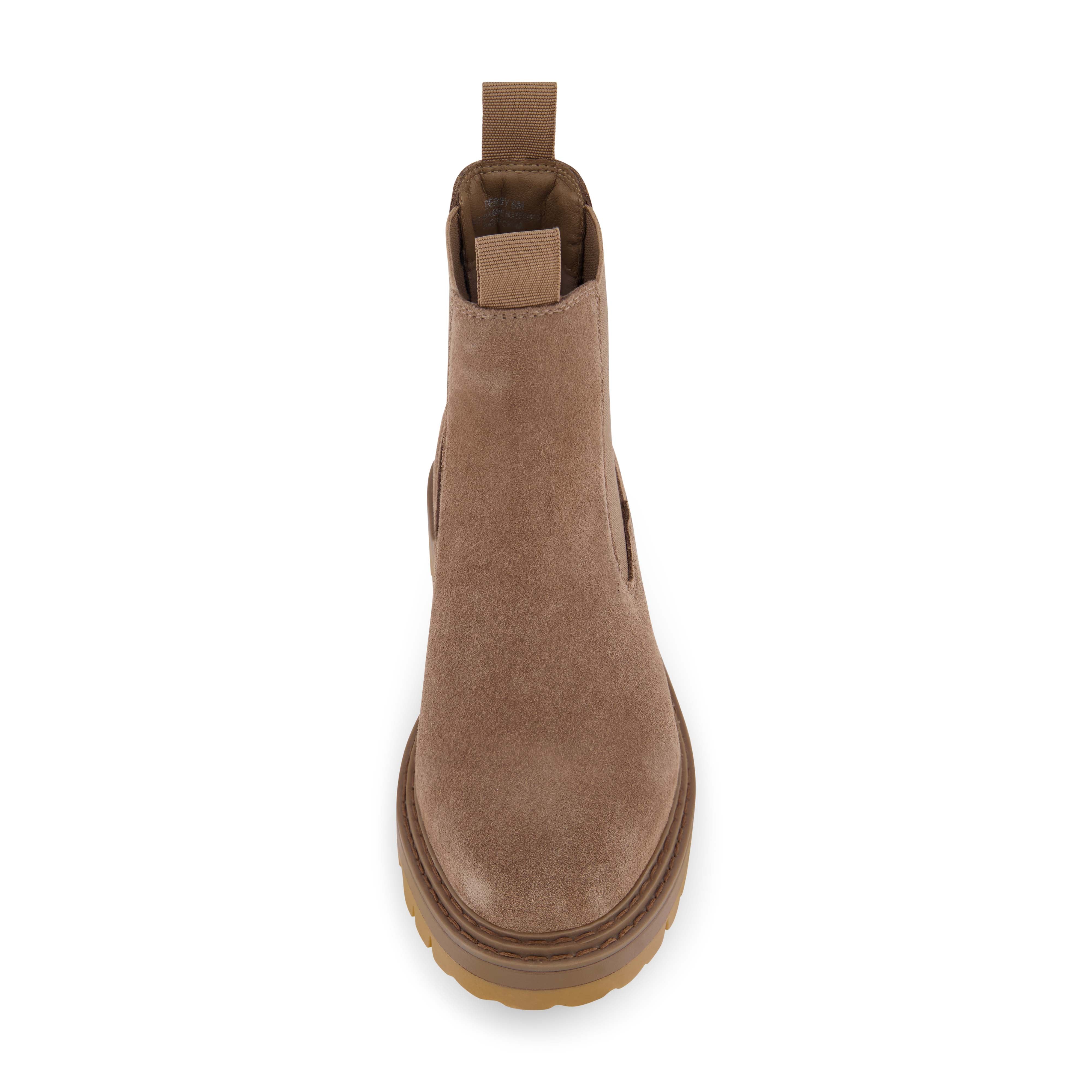Derby Rugged Chelsea Boot Camel Suede