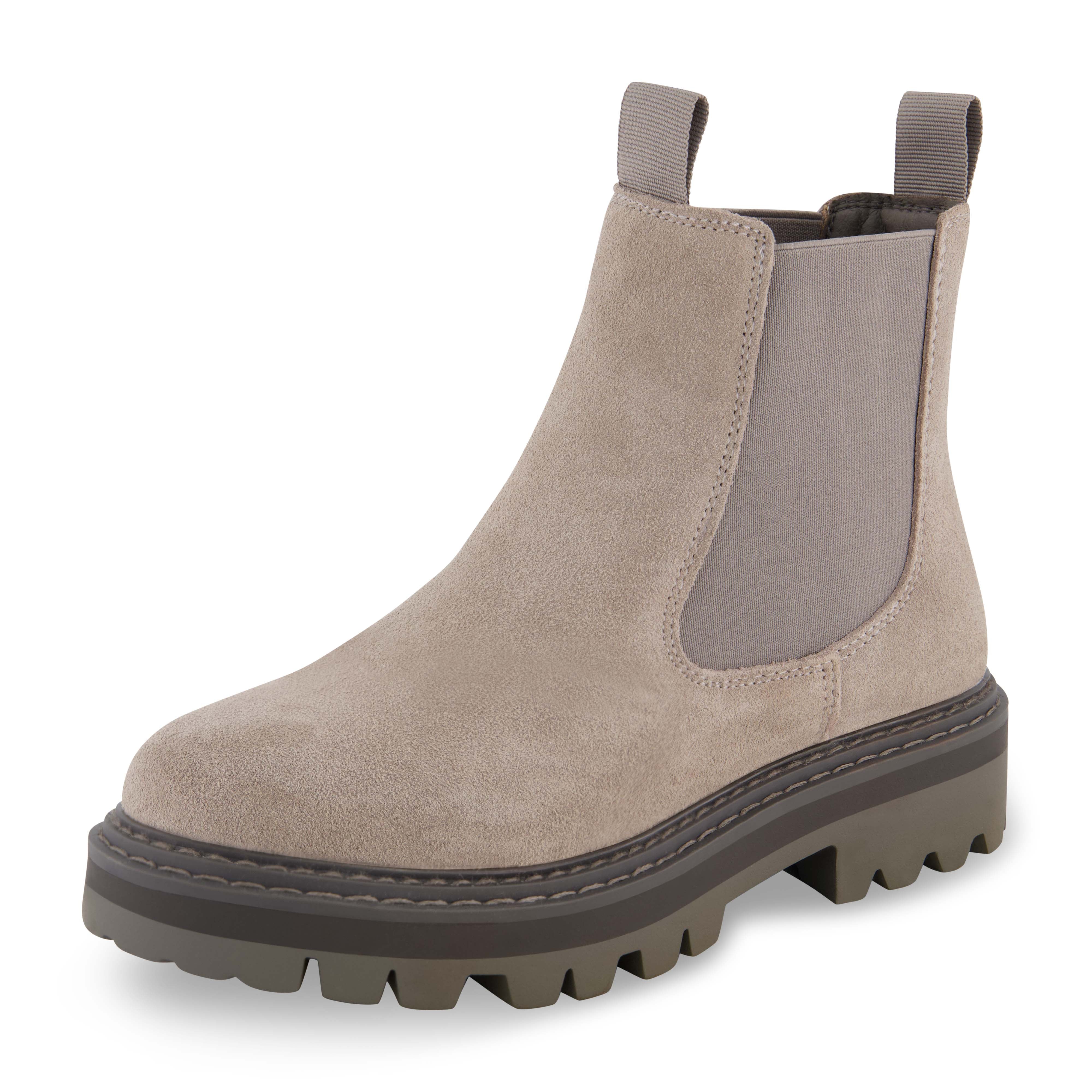 Derby Rugged Chelsea Boot Grey Suede