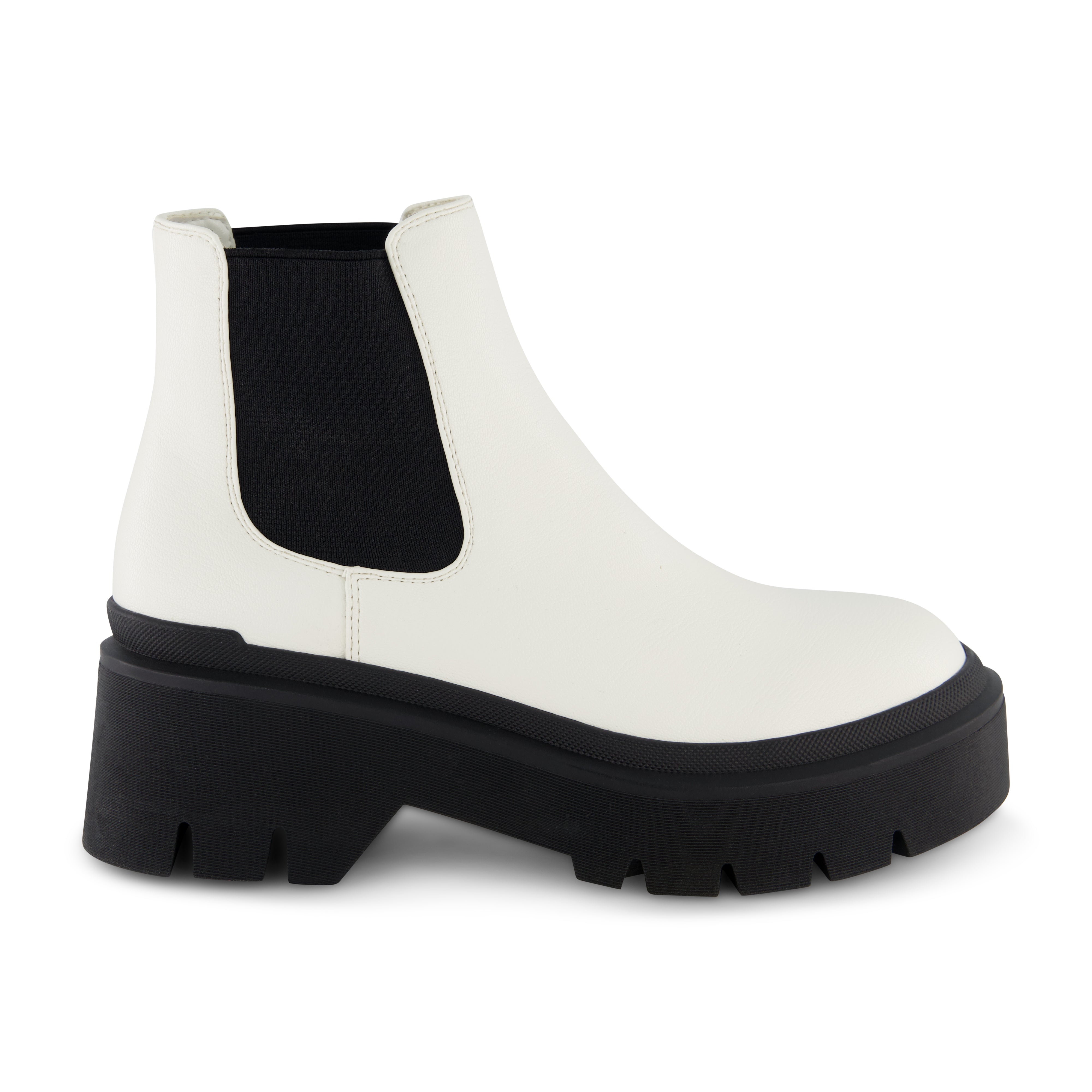 Dive Platform Chelsea Boot White