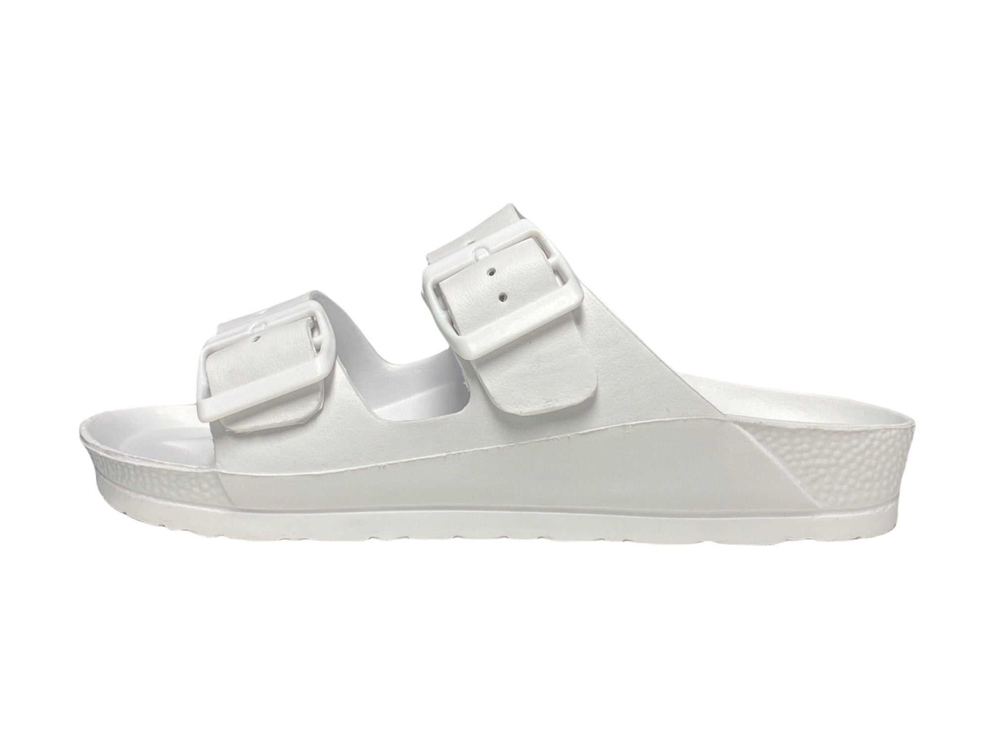 Emily Molded Footbed Sandal White