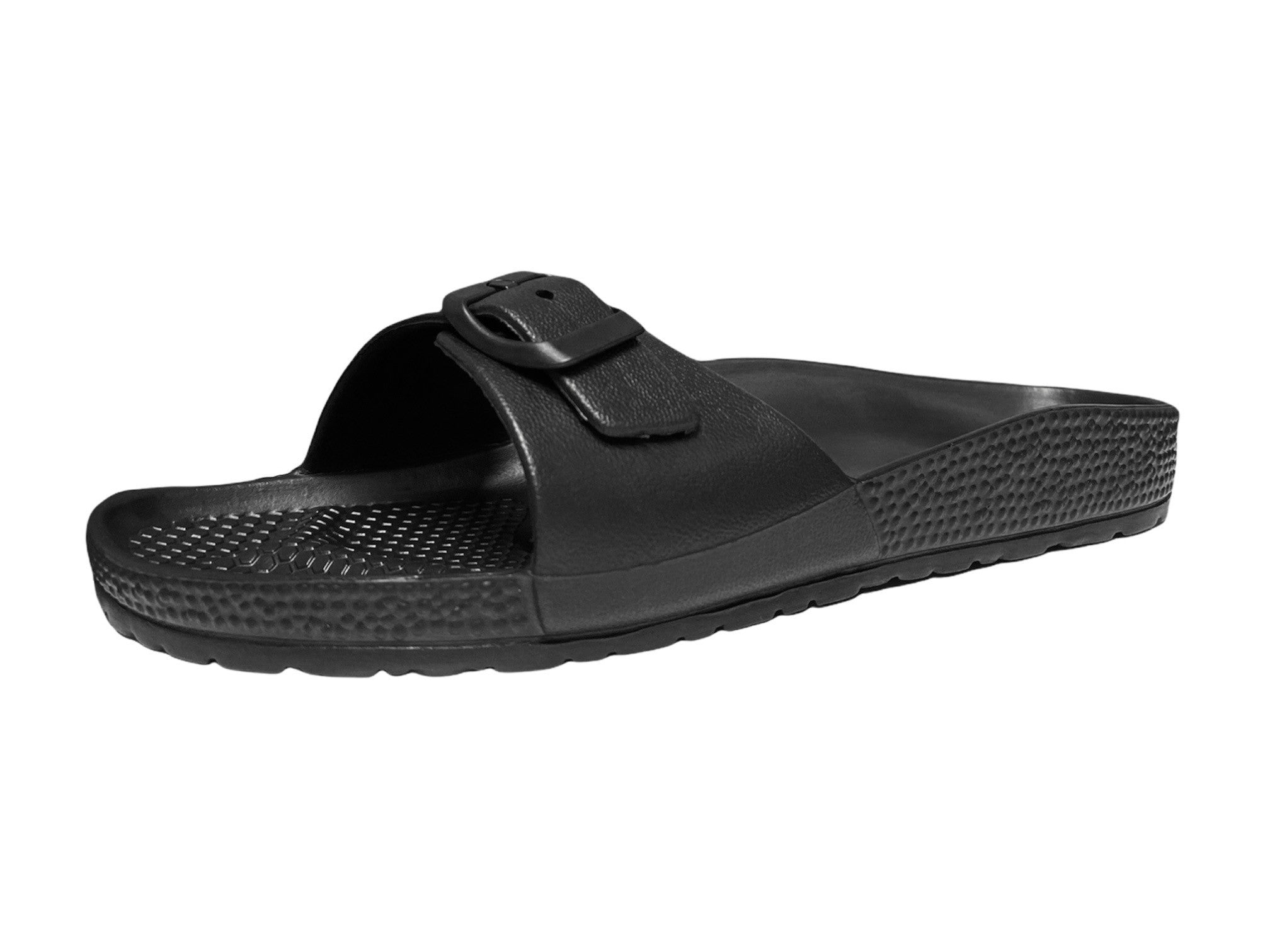 Evie Slide Sandals Black Medium