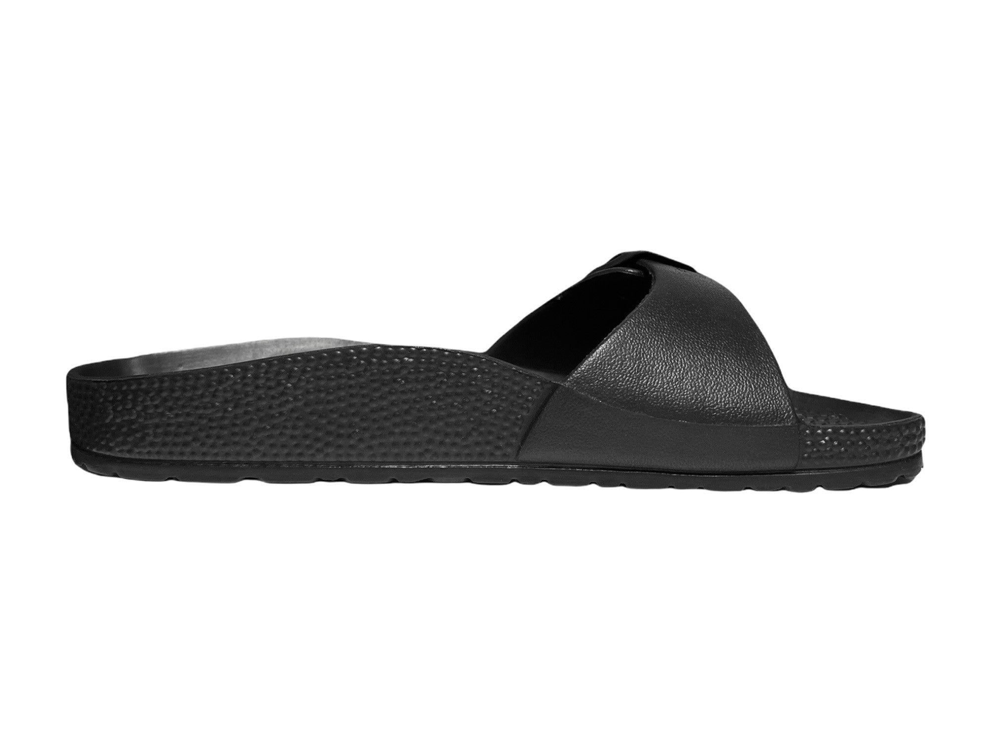 Evie Slide Sandals Black Medium