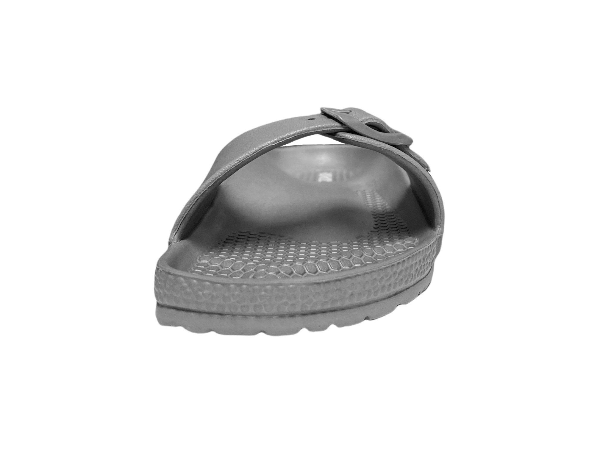 Evie Slide Sandals Gray Medium