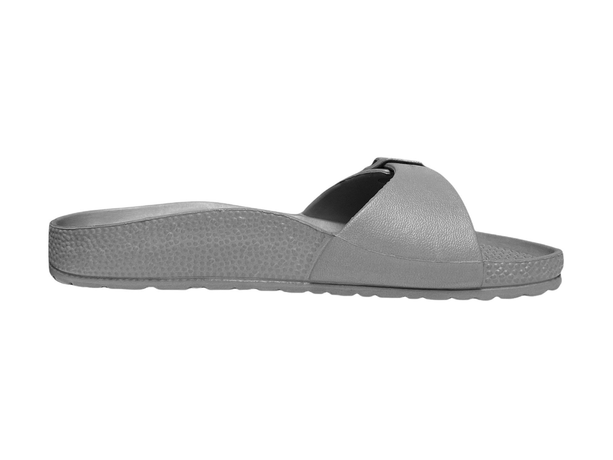 Evie Slide Sandals Gray Medium