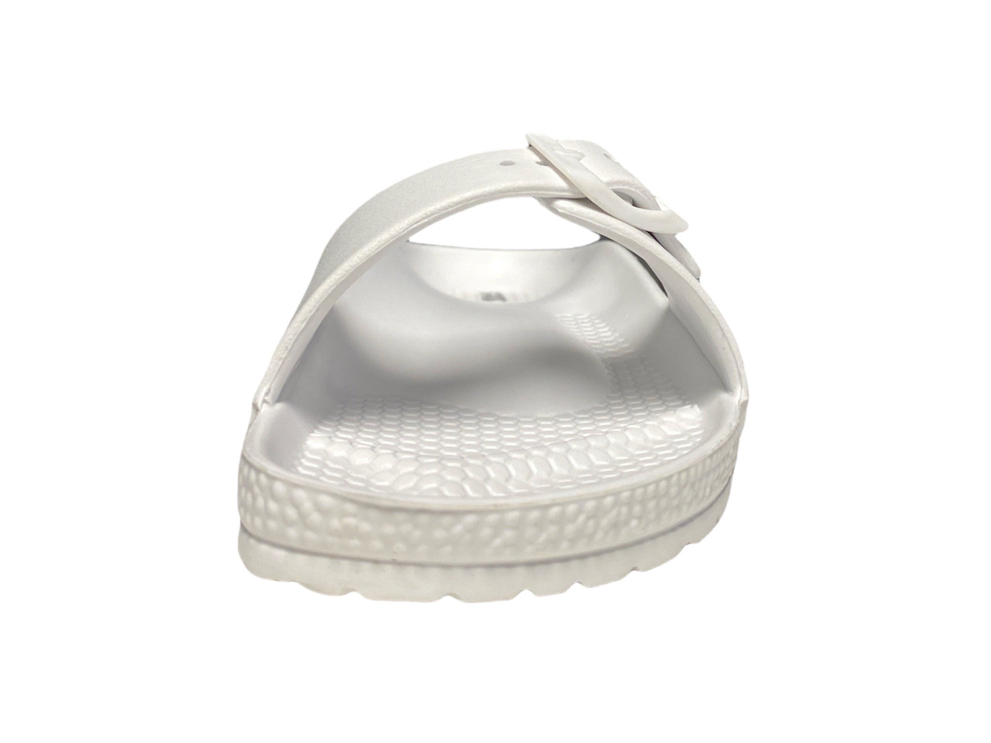 Evie Slide Sandals White Medium