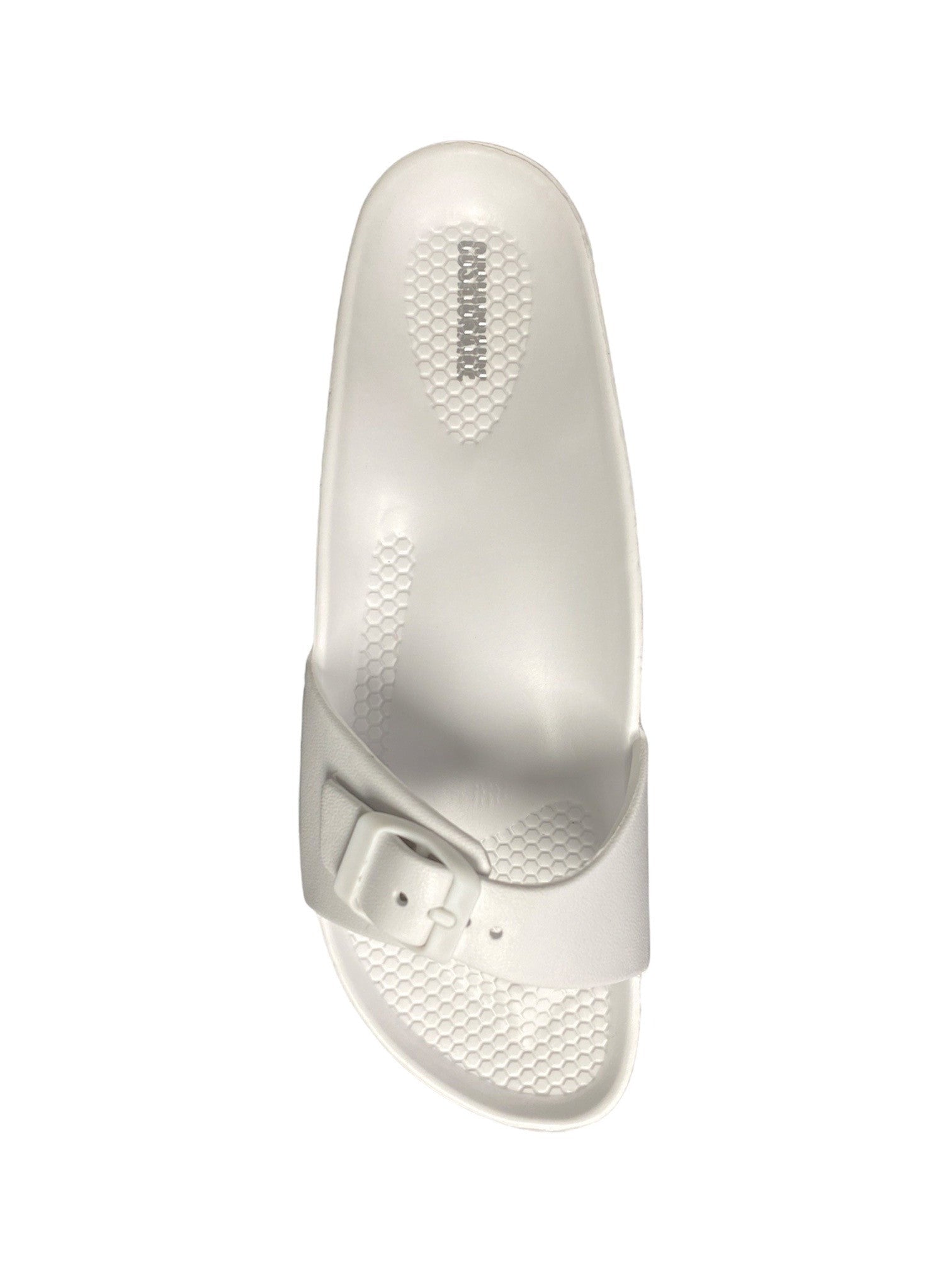 Evie Slide Sandals White Medium
