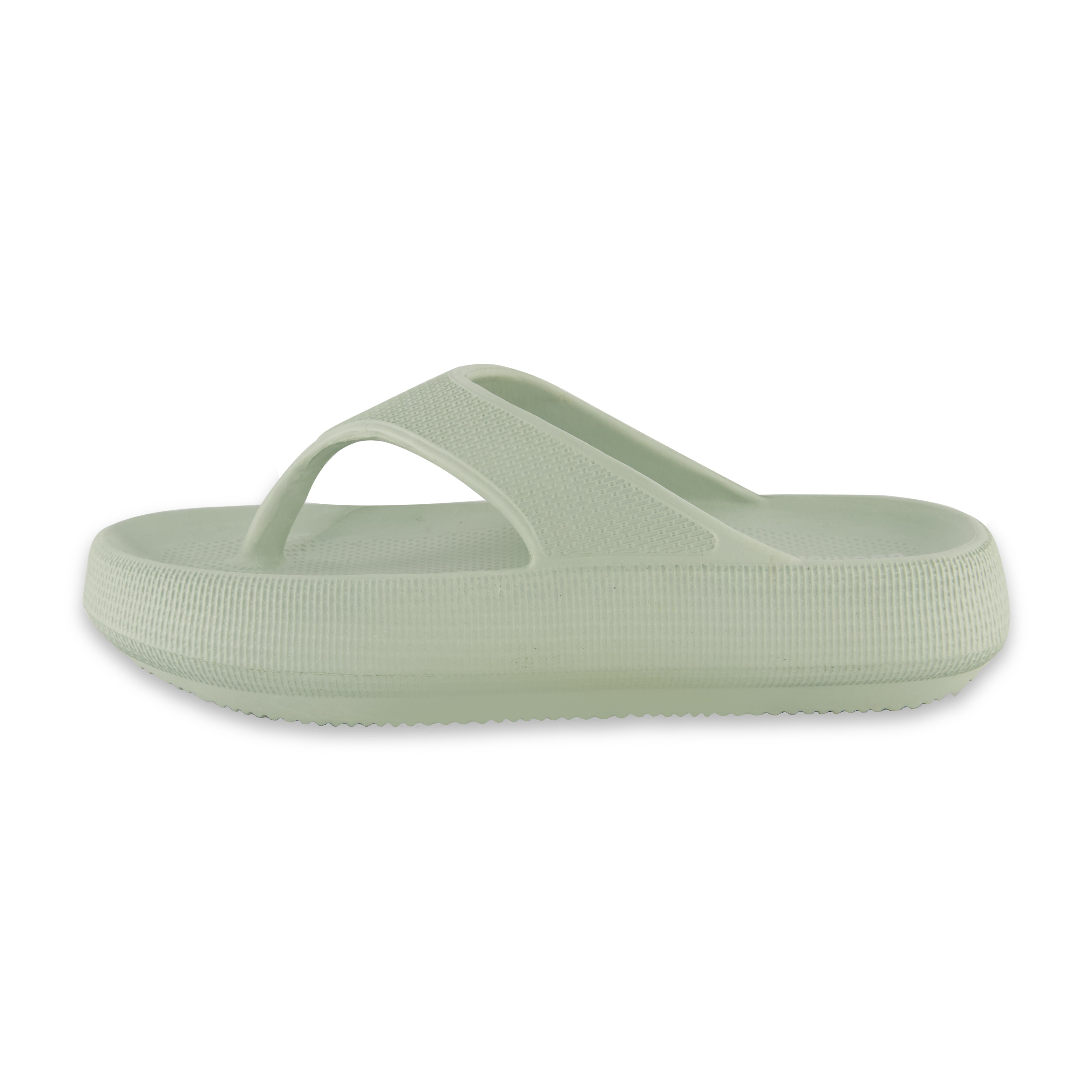 Fling Thong Cloud Slide Green