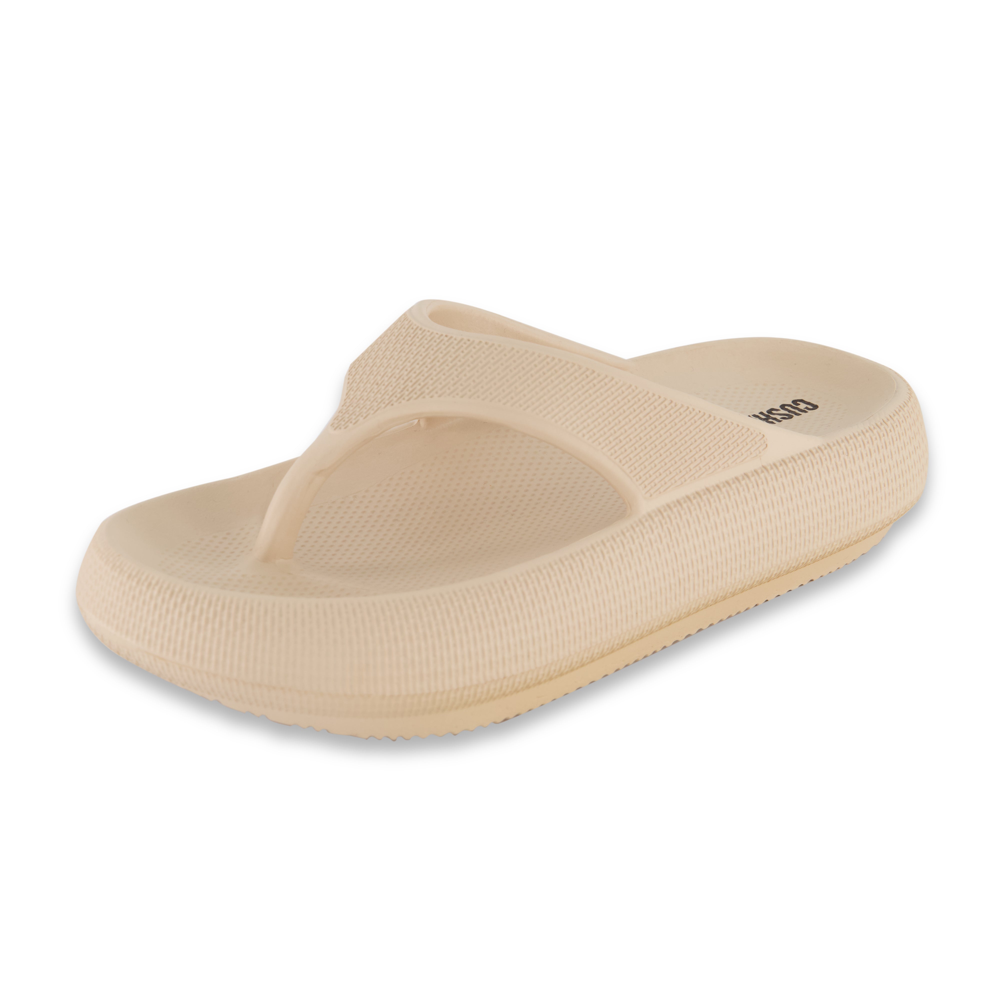 Fling Thong Cloud Slide Khaki