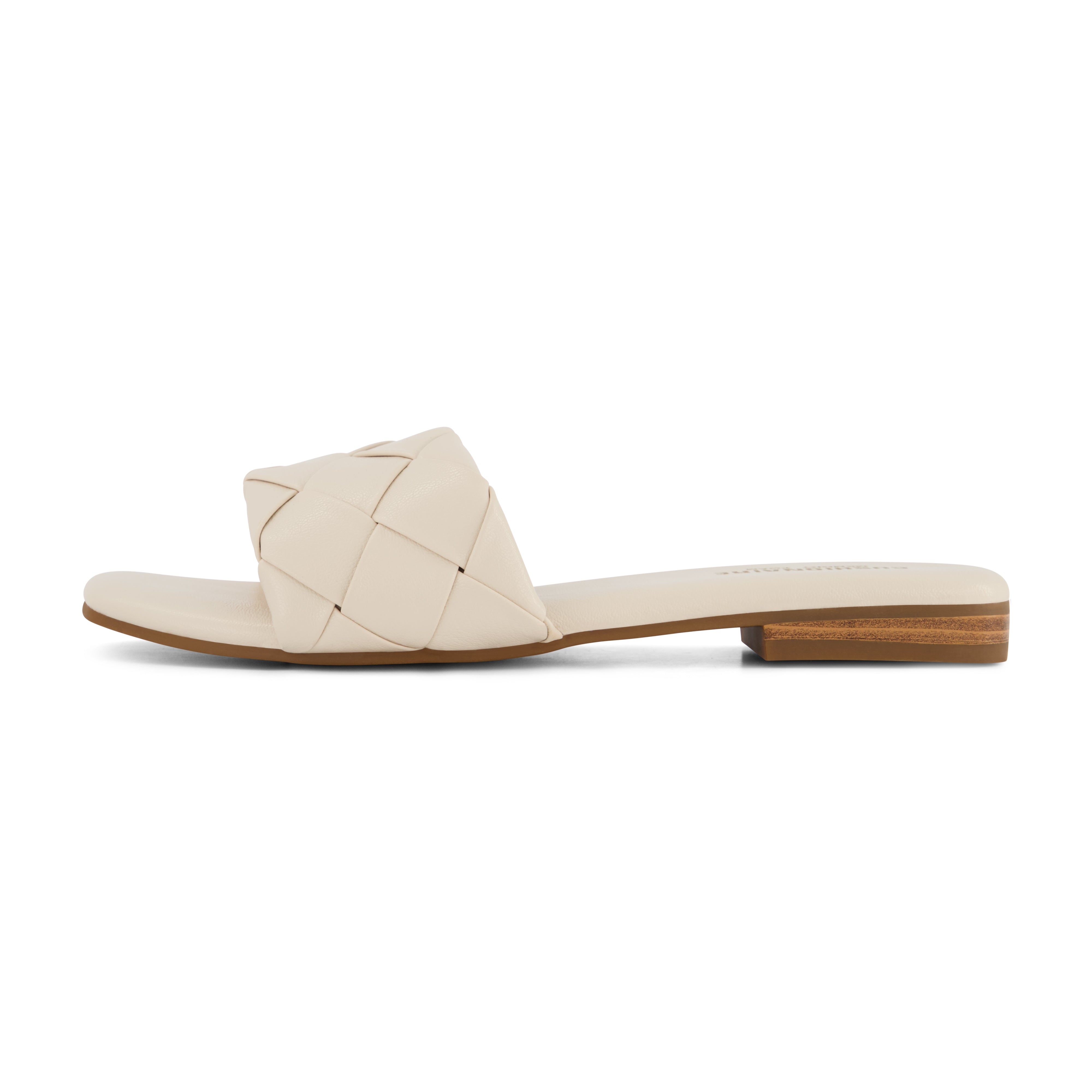 Franca Woven One Band Sandal Stone