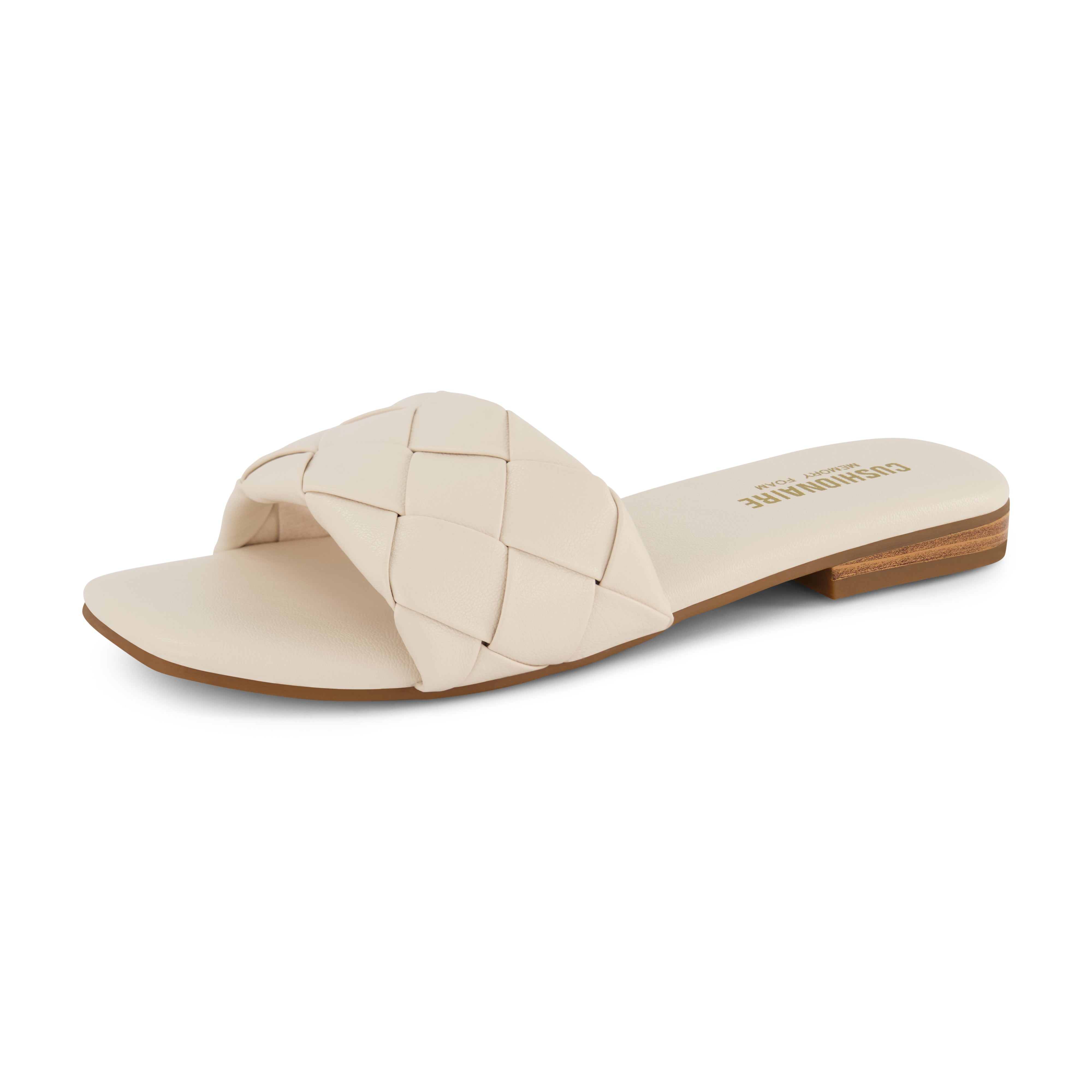 Franca Woven One Band Sandal Stone