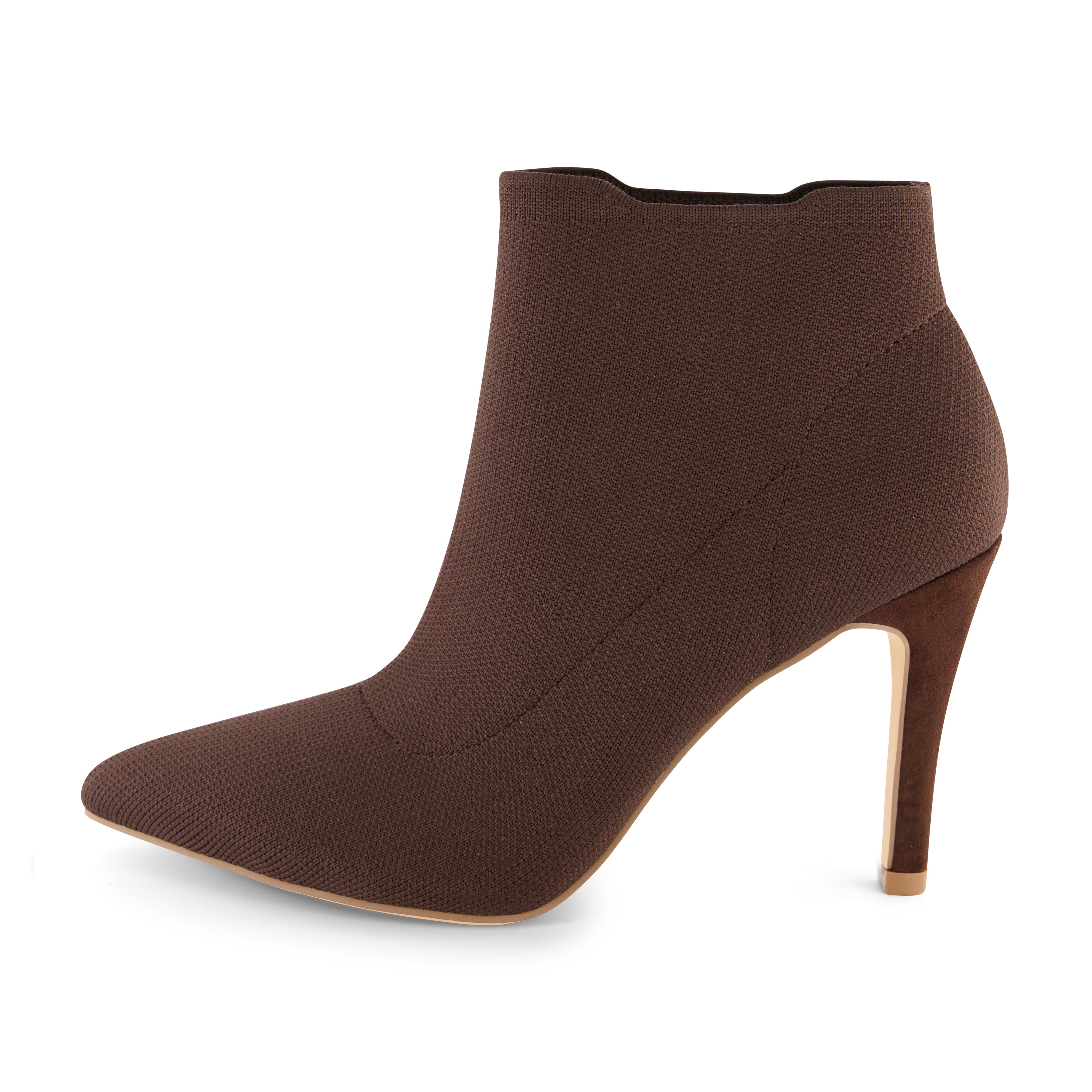 Genie Knit Dress Bootie Brown