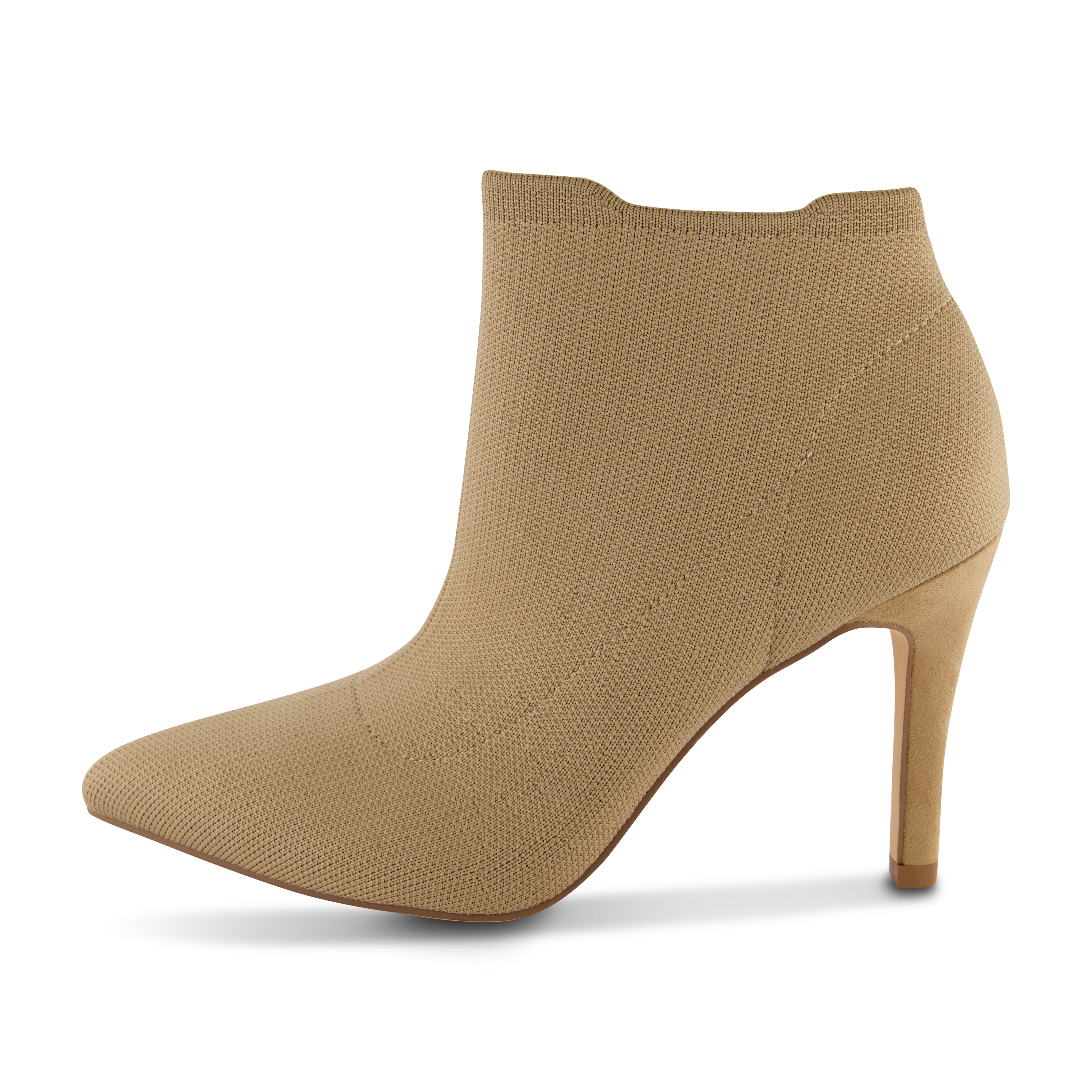Genie Knit Dress Bootie Taupe
