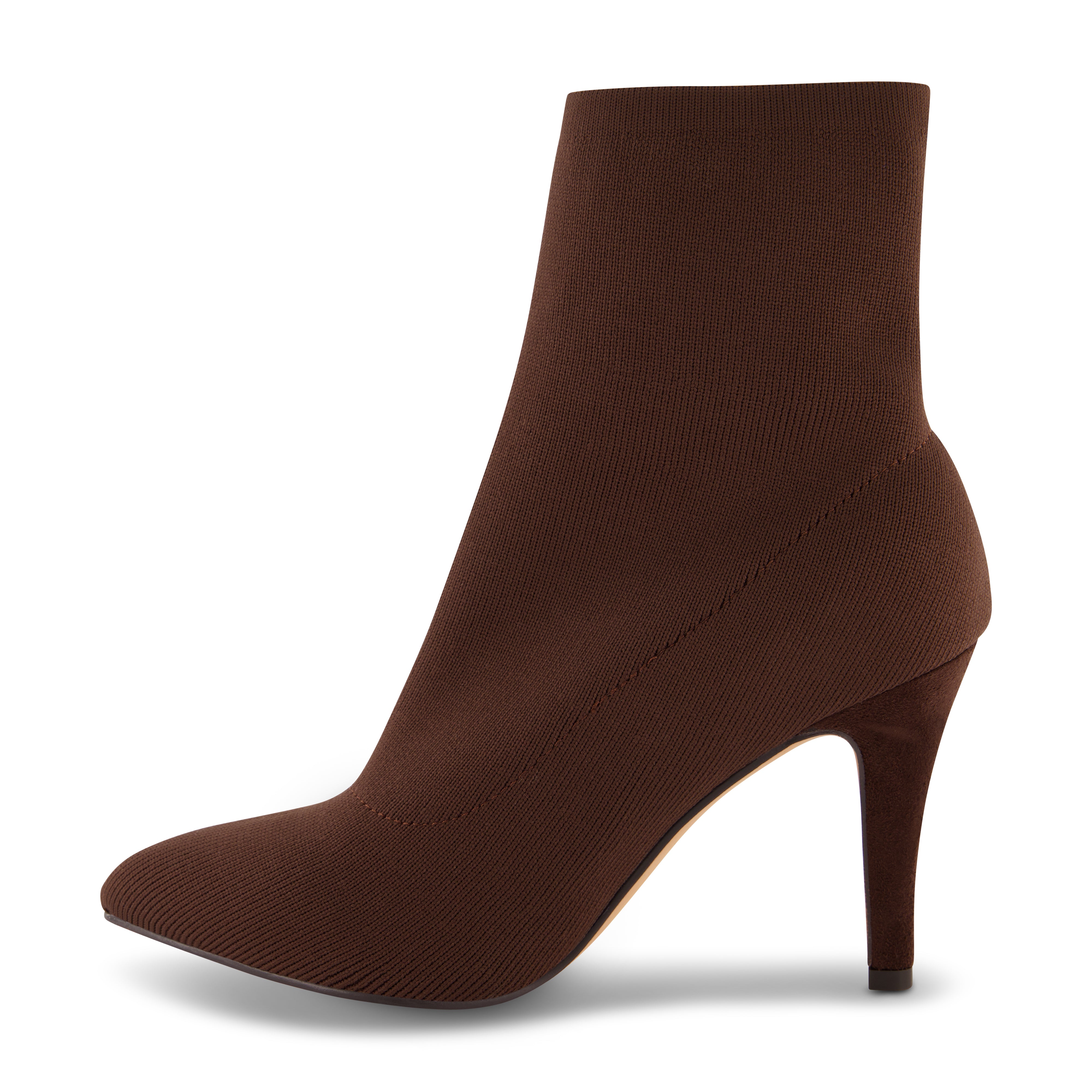 Gipsee Knit Dress Bootie Chocolate