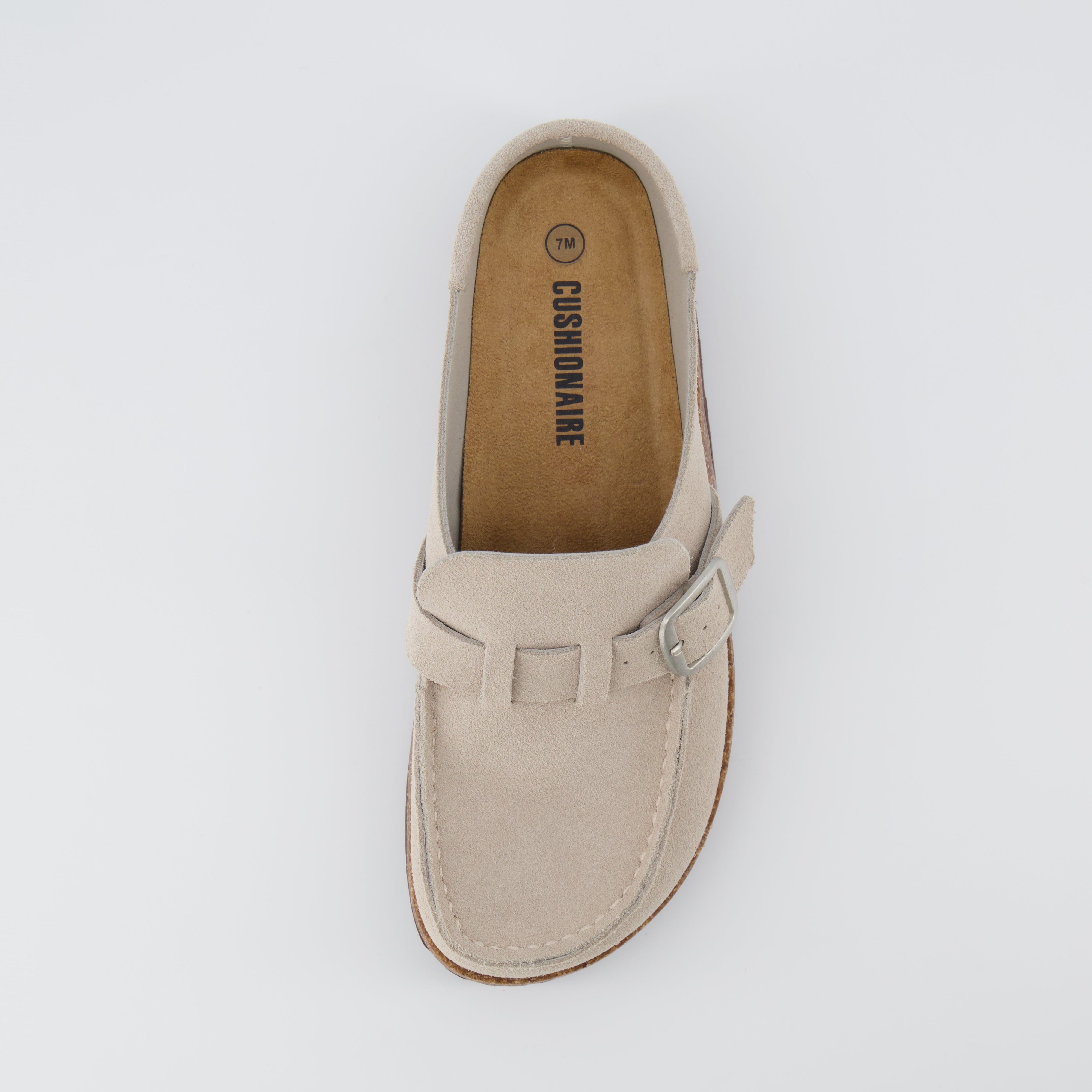 Hobby Suede Clogs Stone