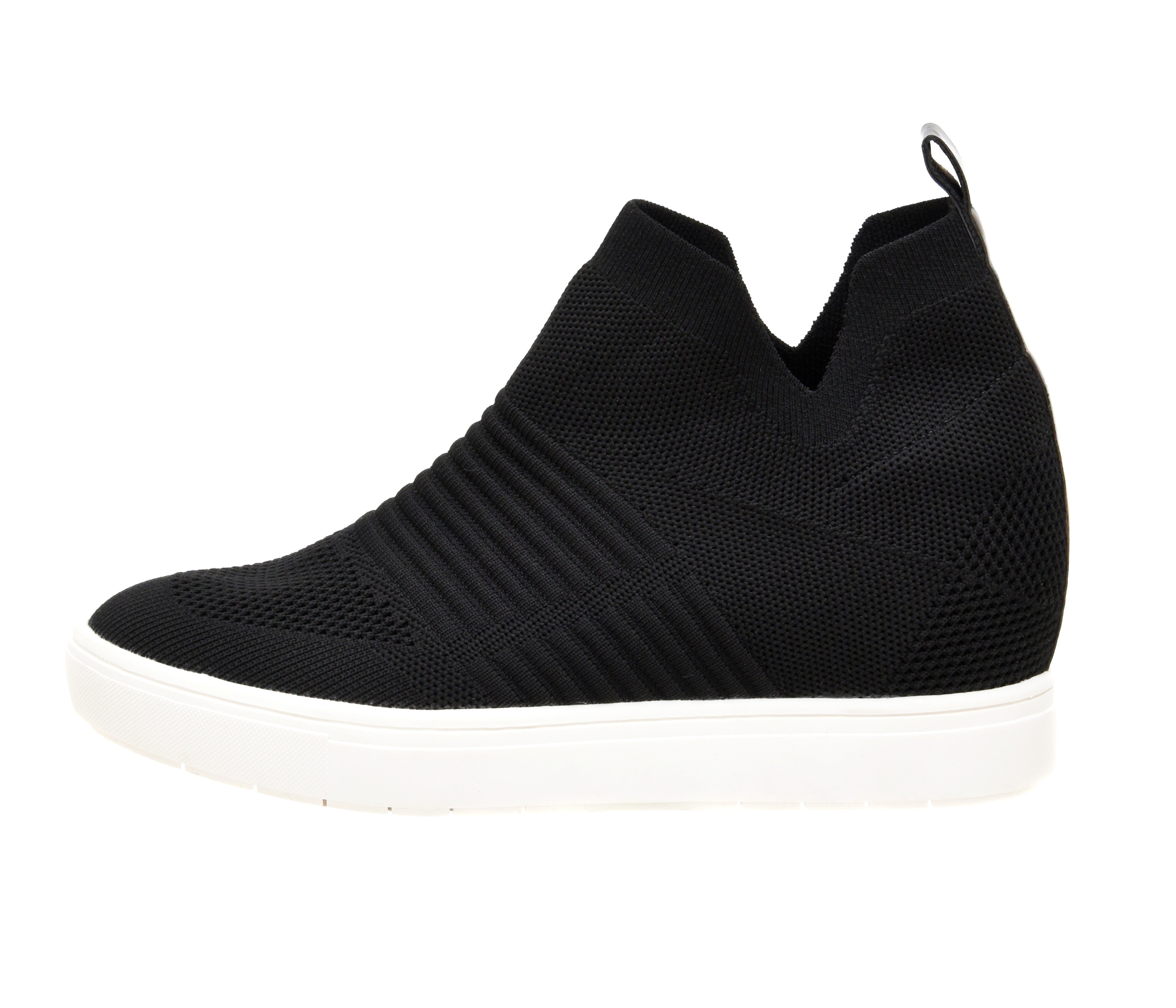 Hoyt Knit Wedge Sneaker Black