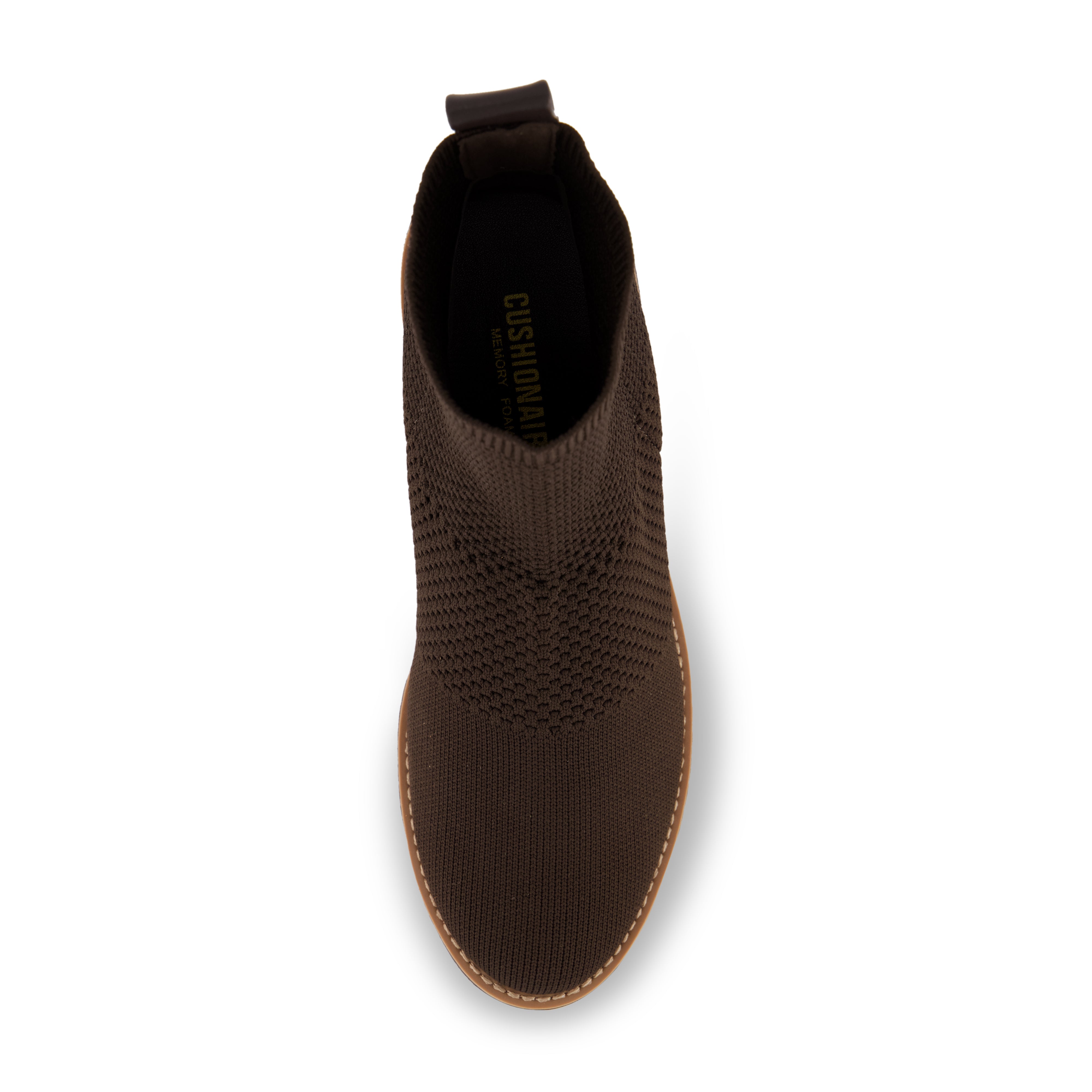 Iggy Knit Wedge Bootie Chocolate