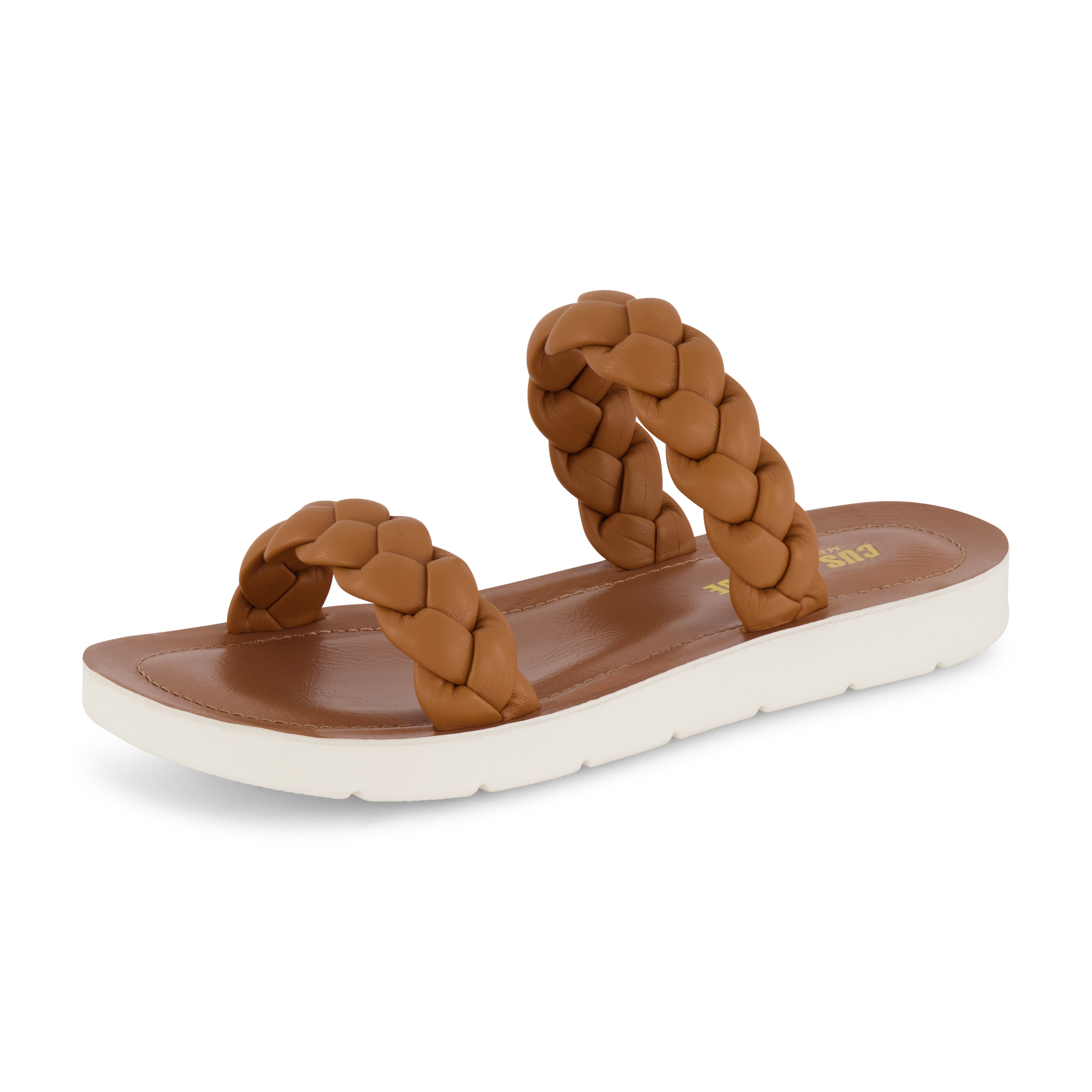 Isla Braided Two Band Sandal Tan