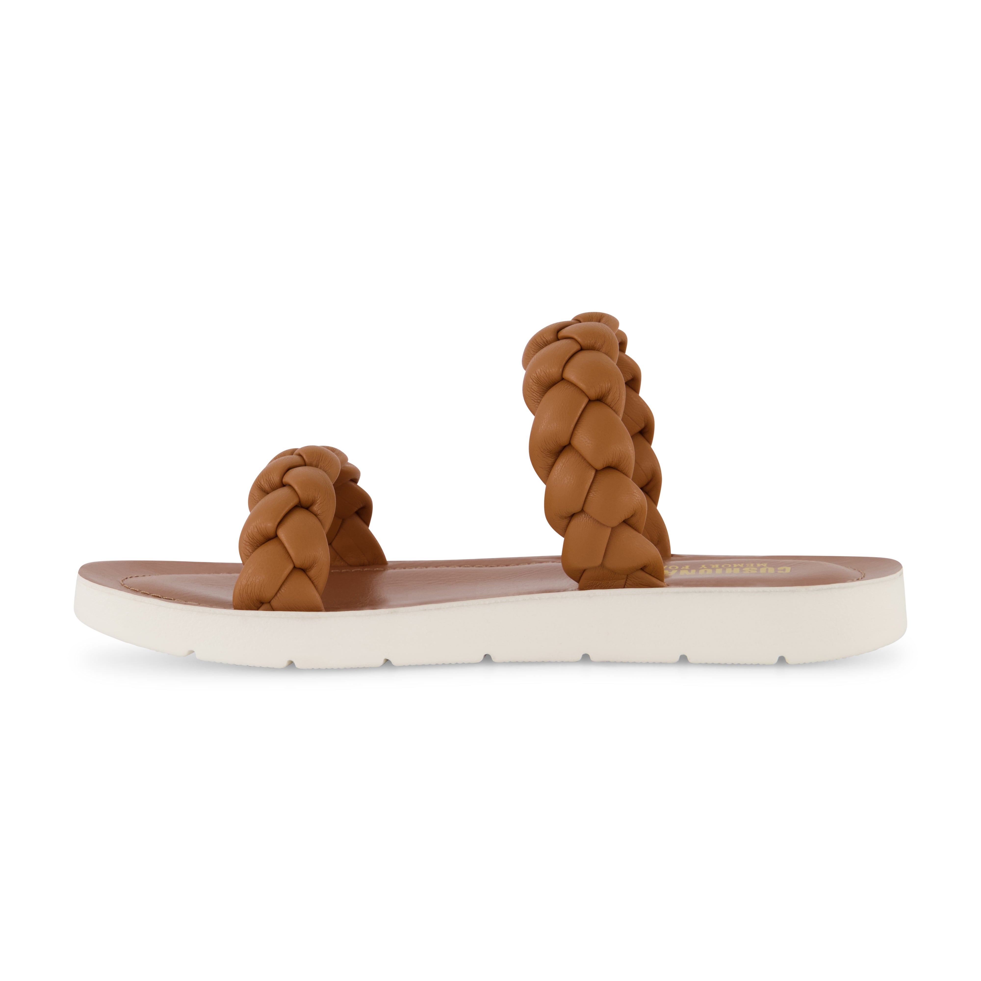 Isla Braided Two Band Sandal Tan