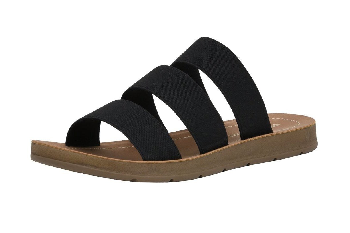Indy Stretch Slide Sandal Black