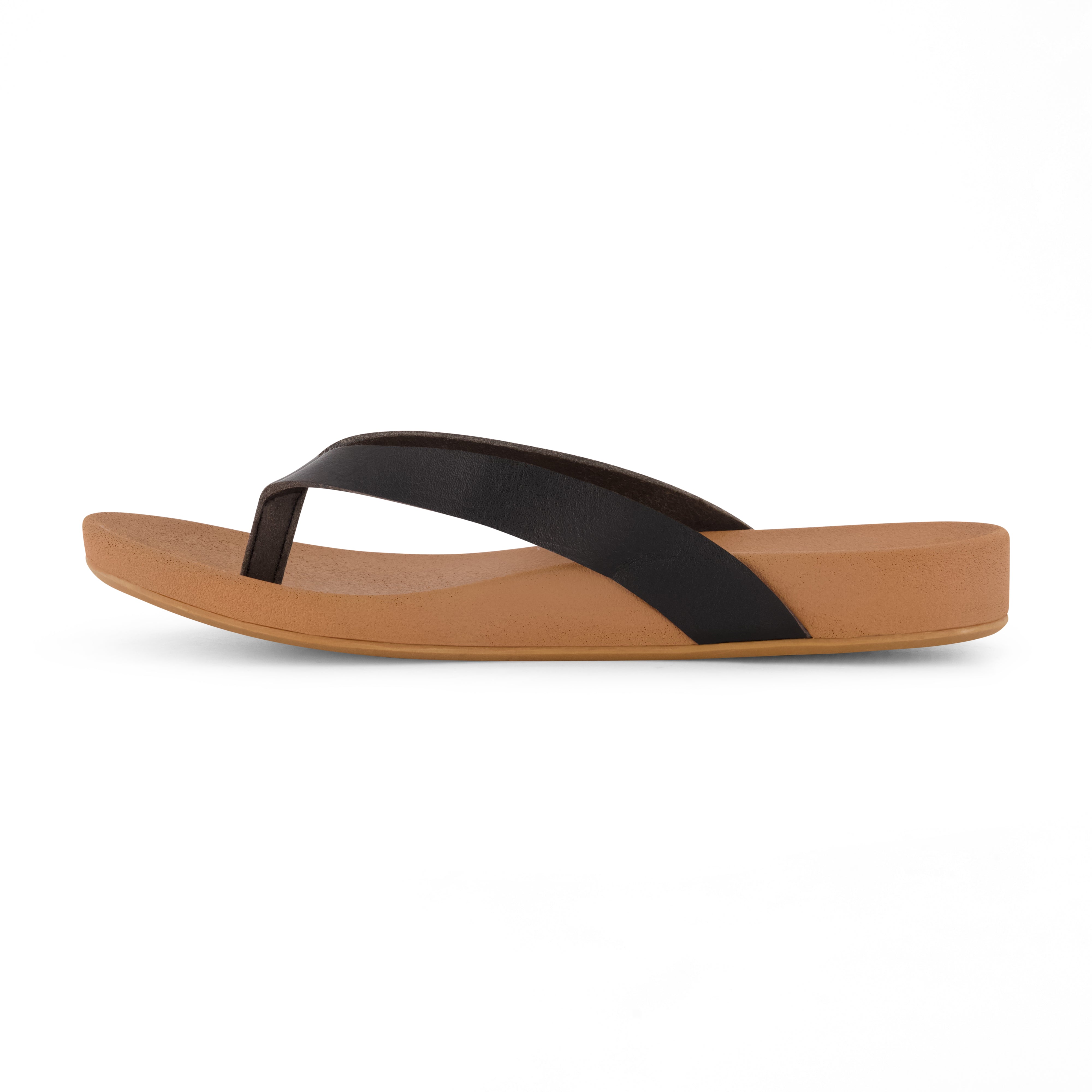Jacey Footbed Thong Sandal Black