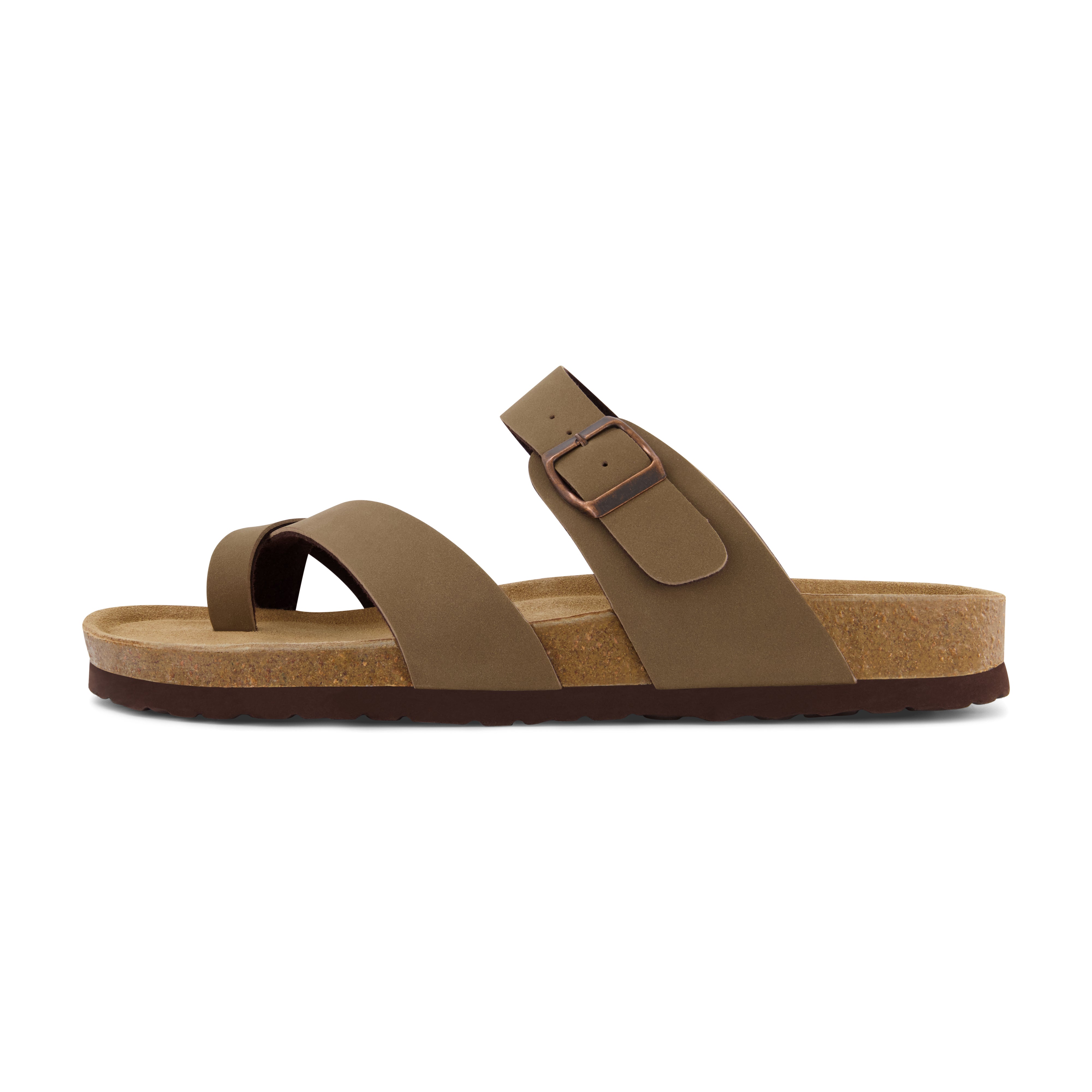 Cushionaire Men\'s Tan Double-Strap Sandals Cushionaire Men main image 2