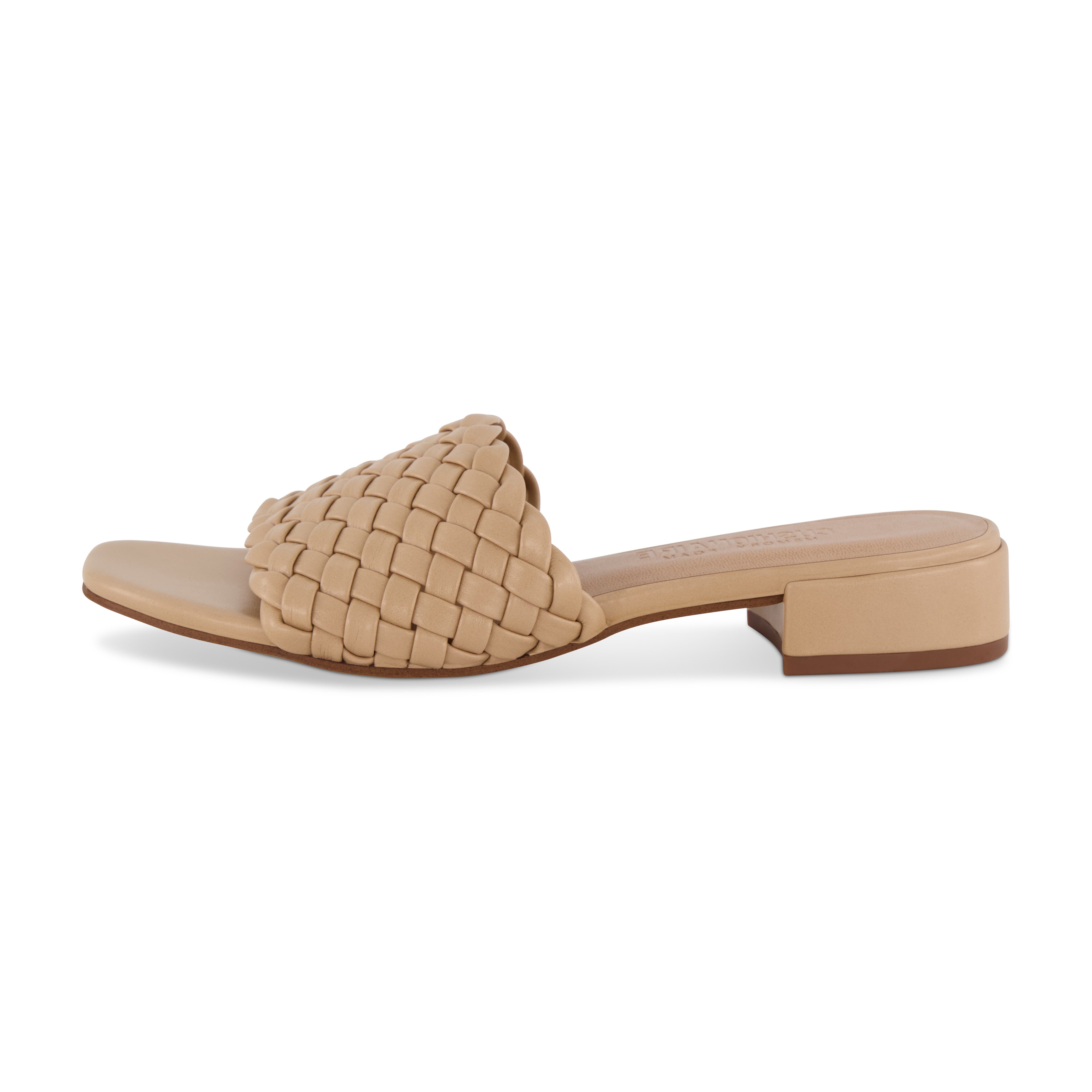 Nerida Block Heel Sandal Nude