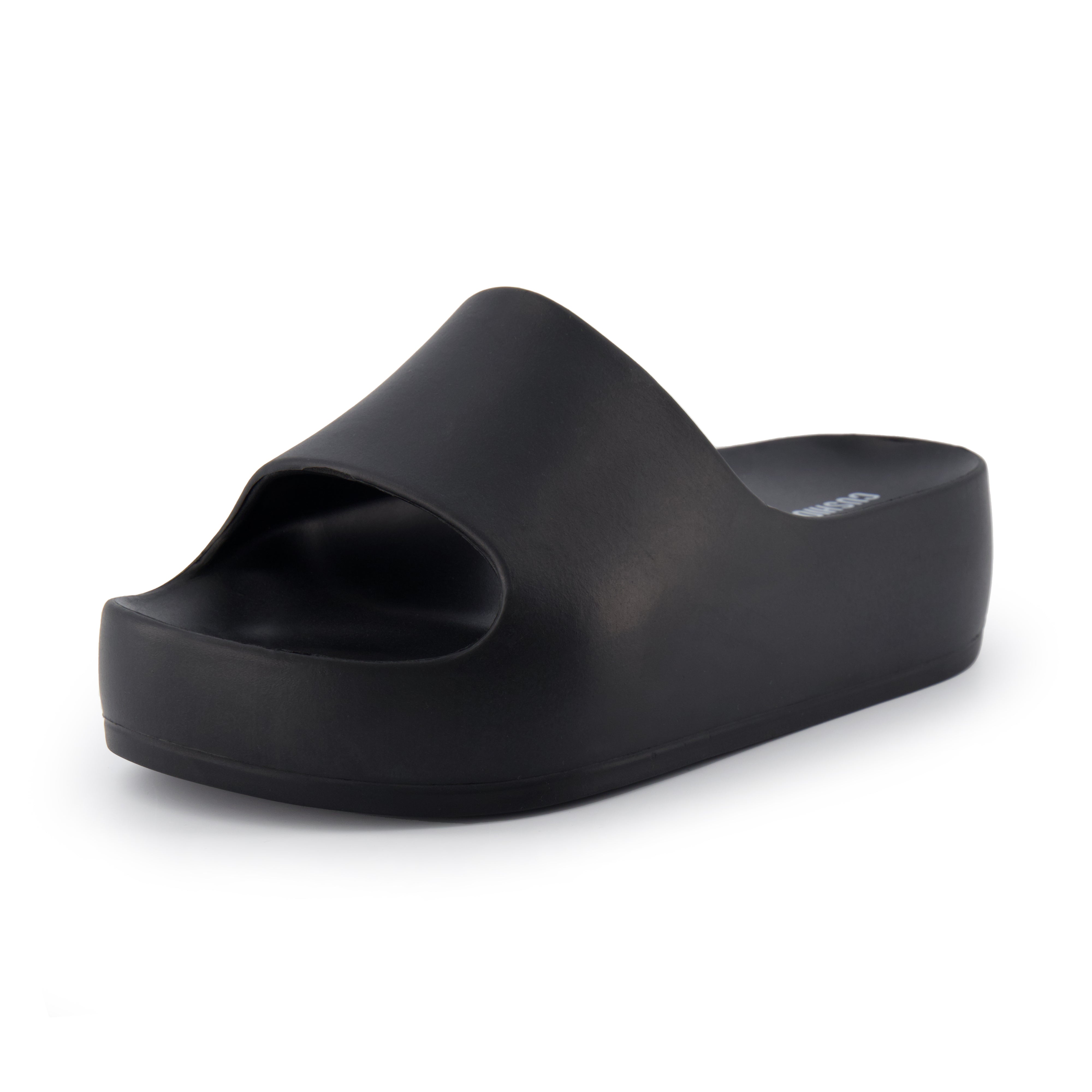 Ninja Platform Slide Sandals Black