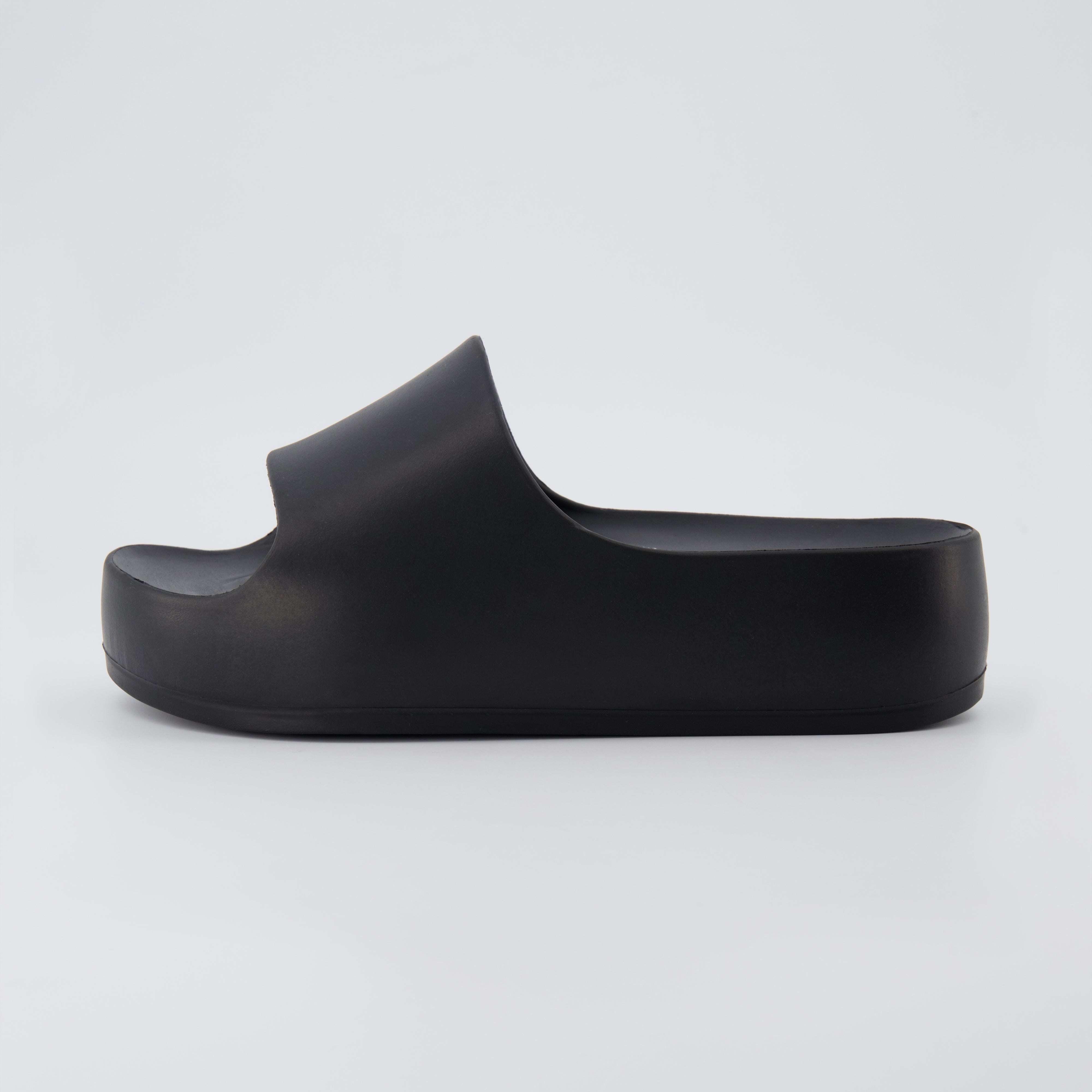Ninja Platform Slide Sandals Black