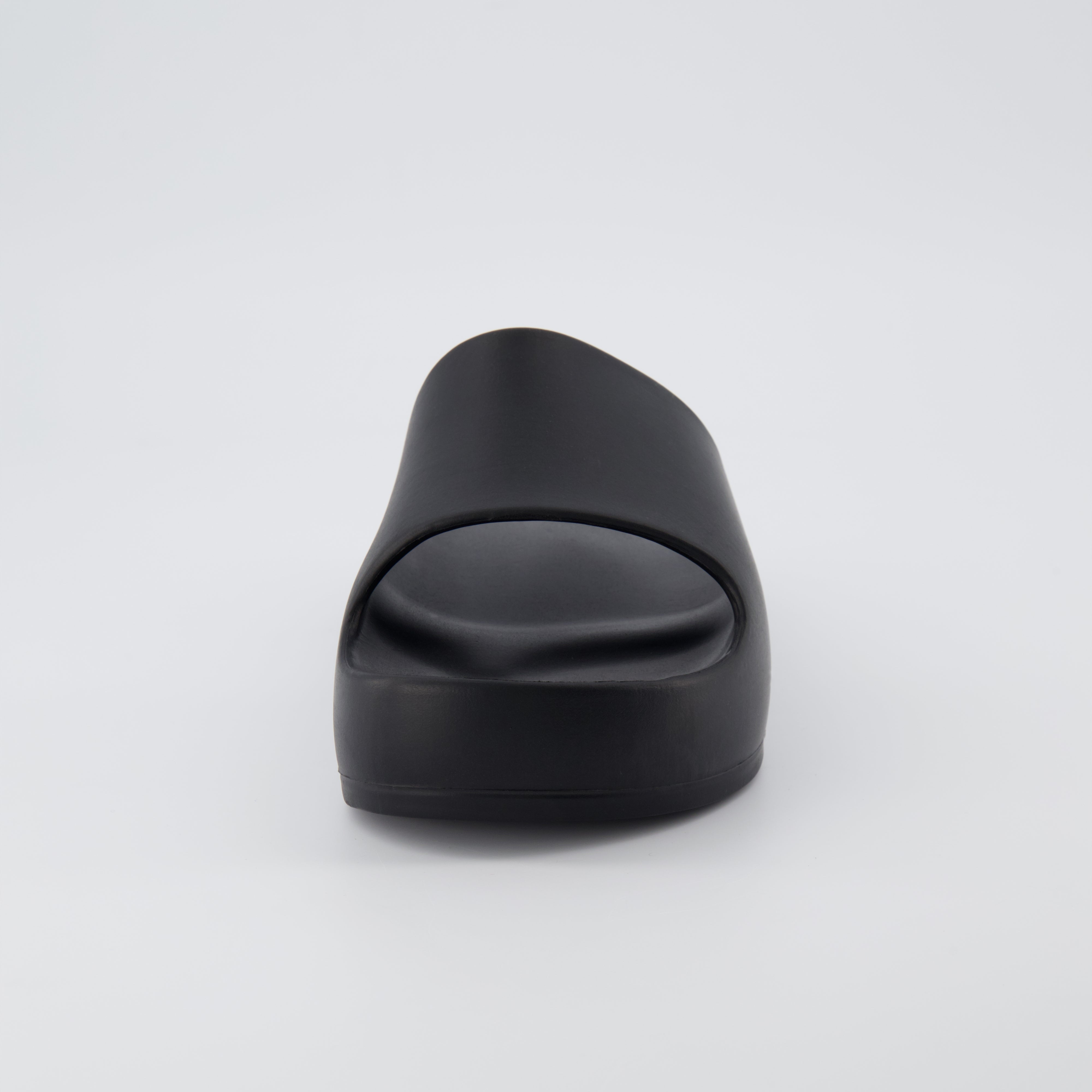 Ninja Platform Slide Sandals Black