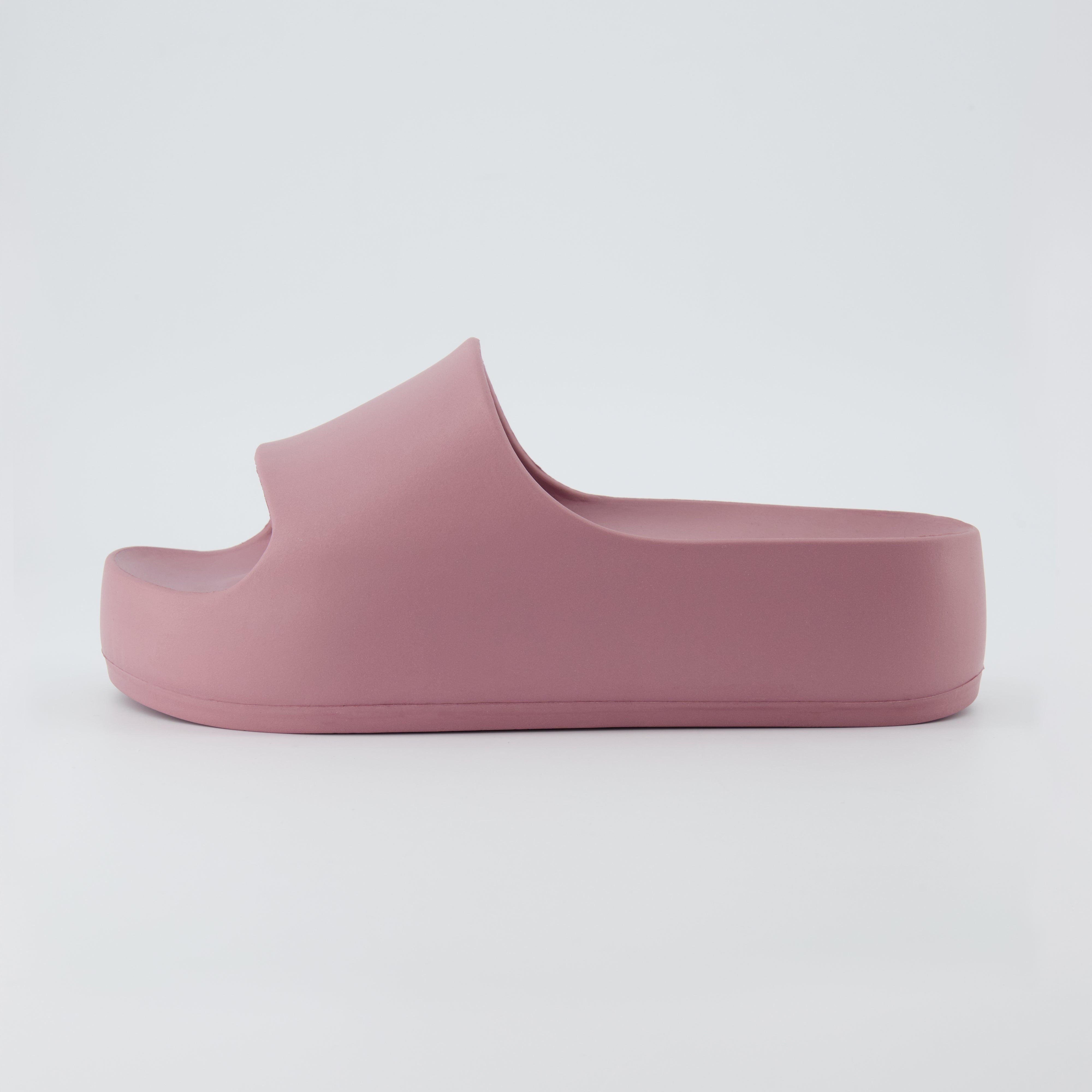 Ninja Platform Slide Sandals Blush