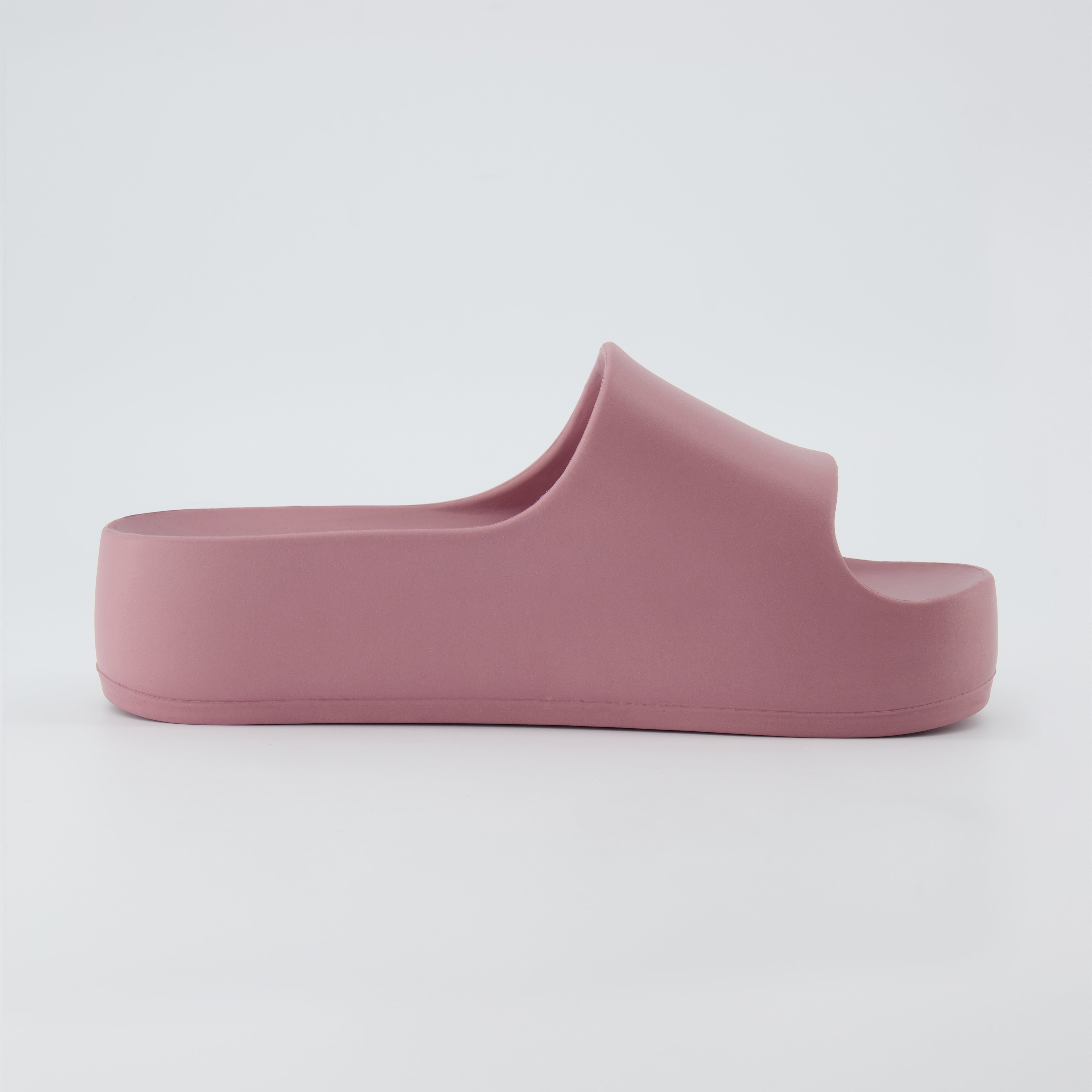 Ninja Platform Slide Sandals Blush