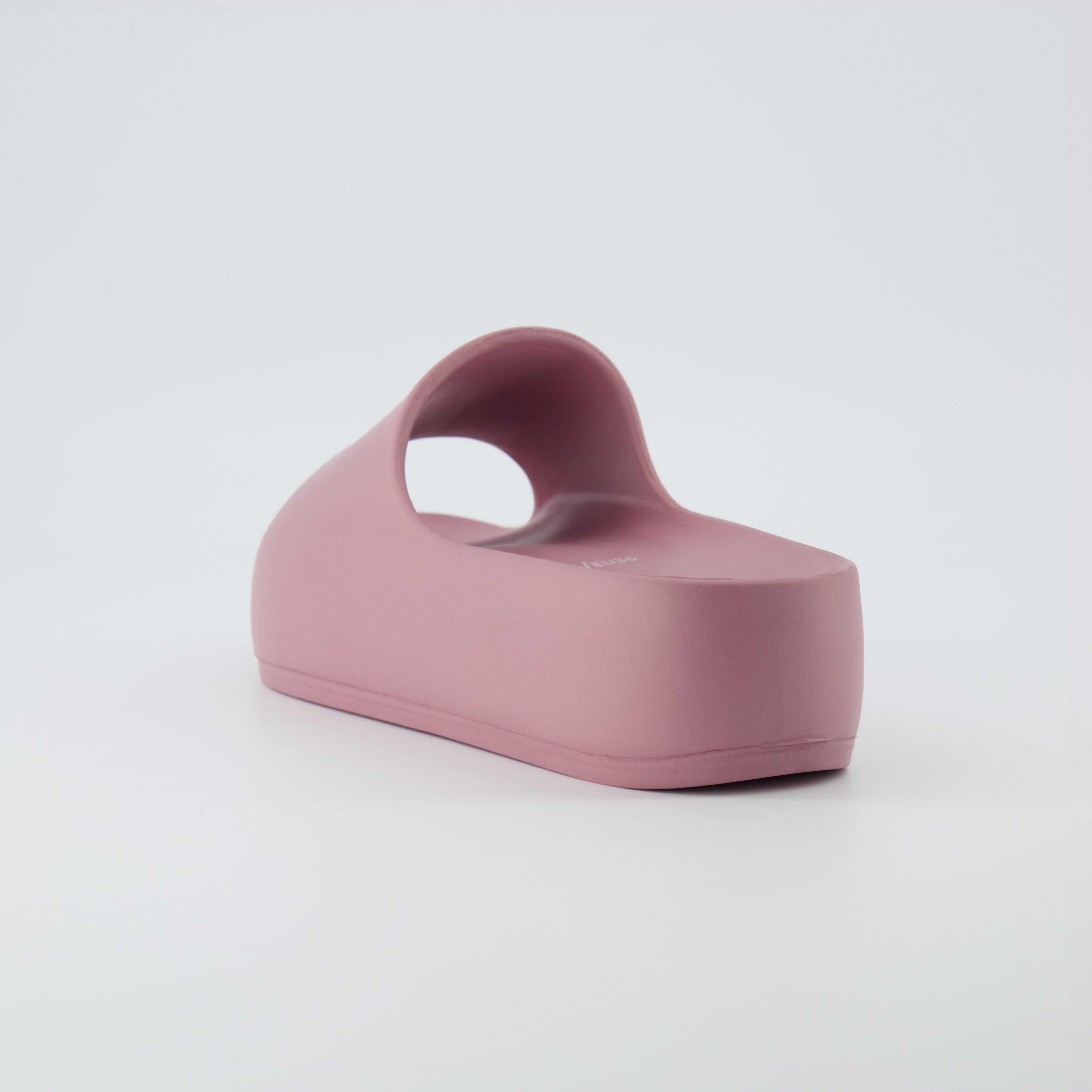Ninja Platform Slide Sandals Blush