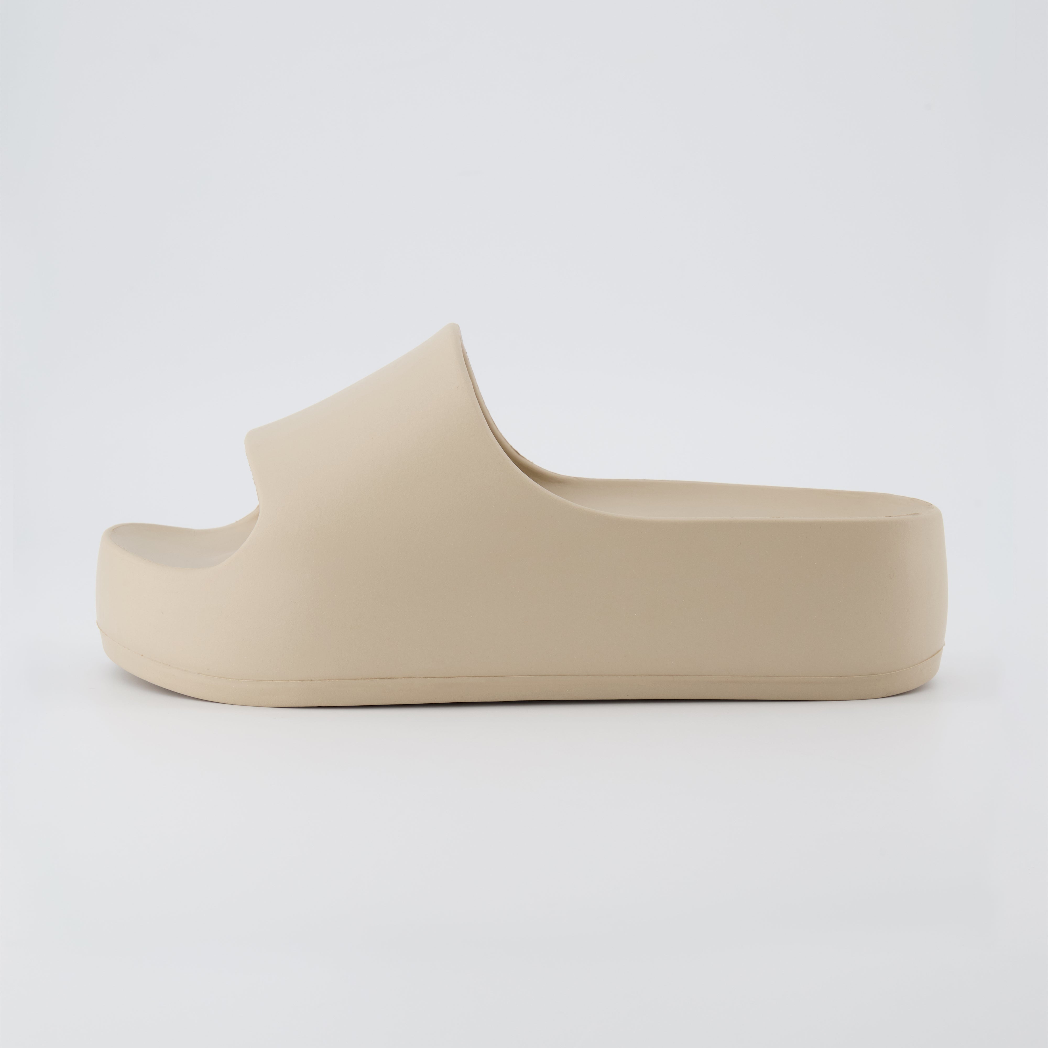 Ninja Platform Slide Sandals Khaki