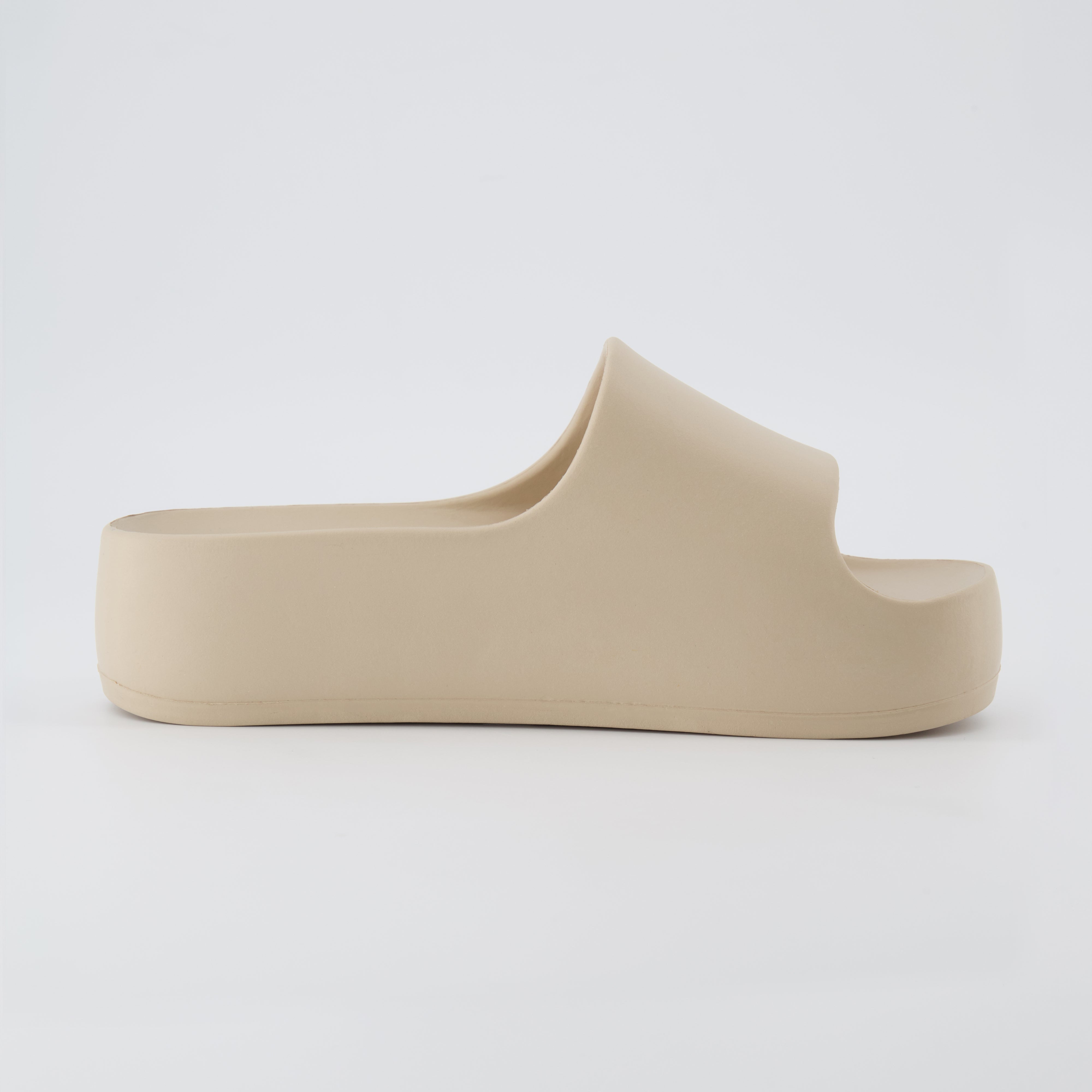 Ninja Platform Slide Sandals Khaki