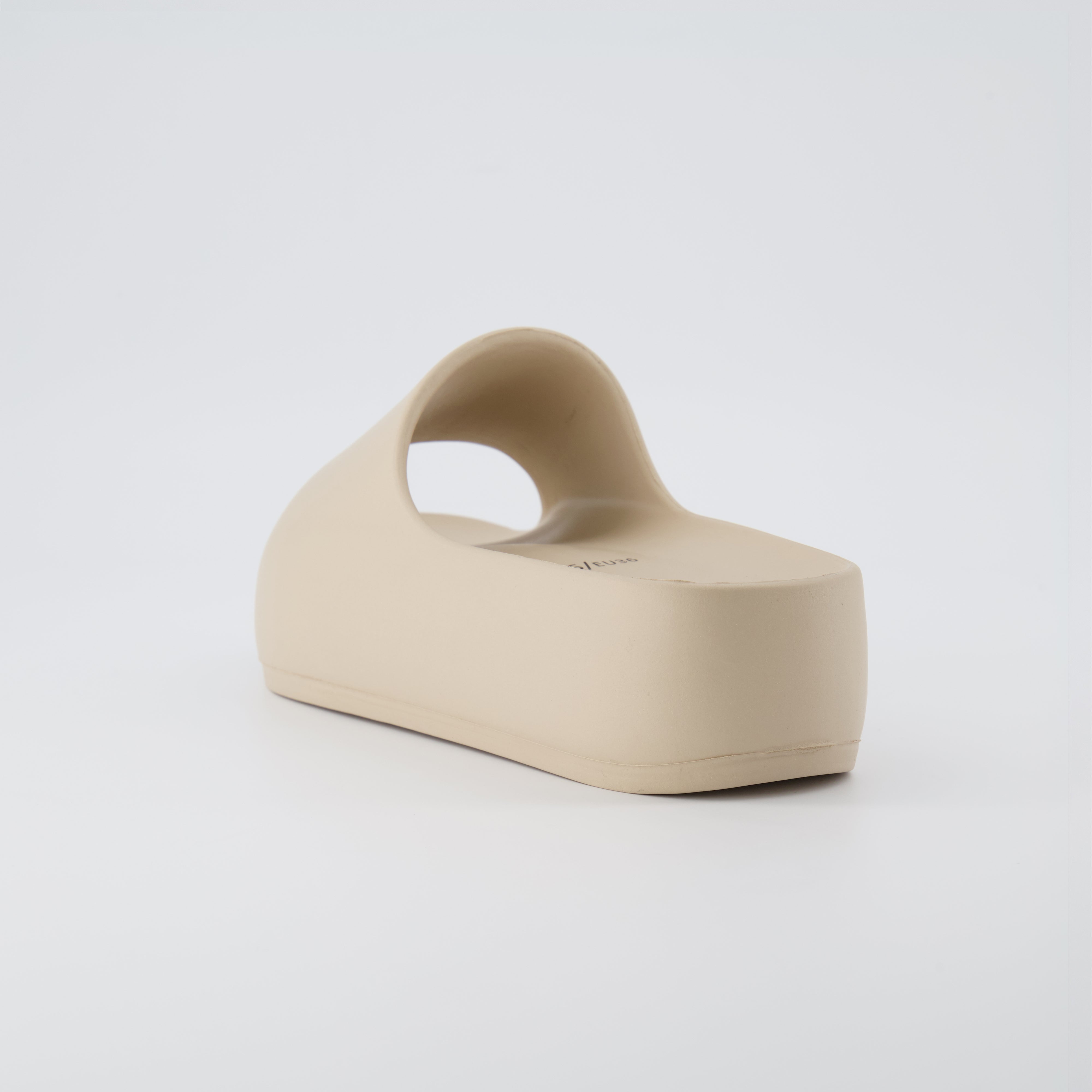 Ninja Platform Slide Sandals Khaki