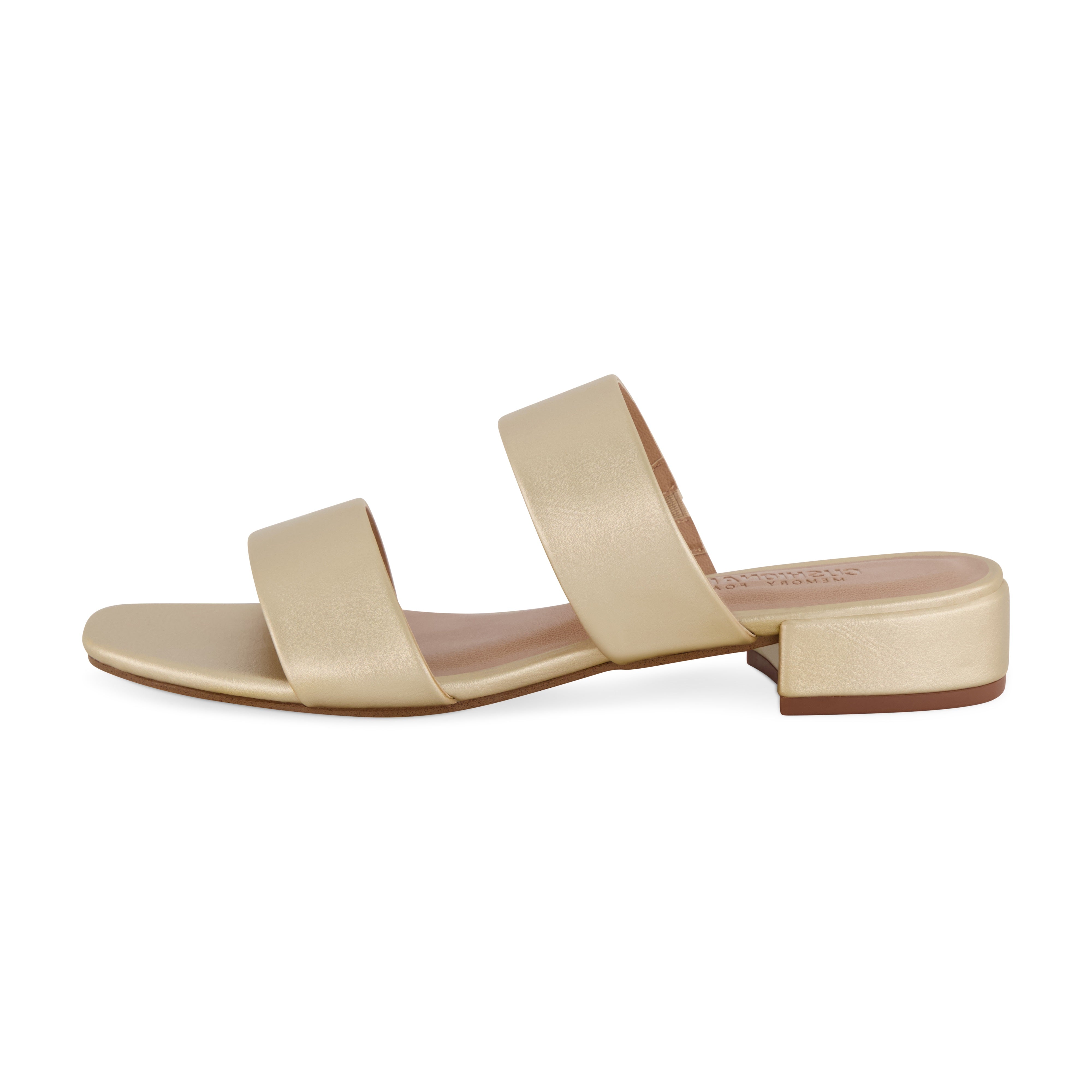 Nolita Two Band Dress Sandal Gold