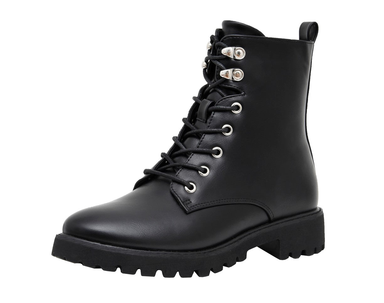 Dexter Rugged Lace up Boot Black
