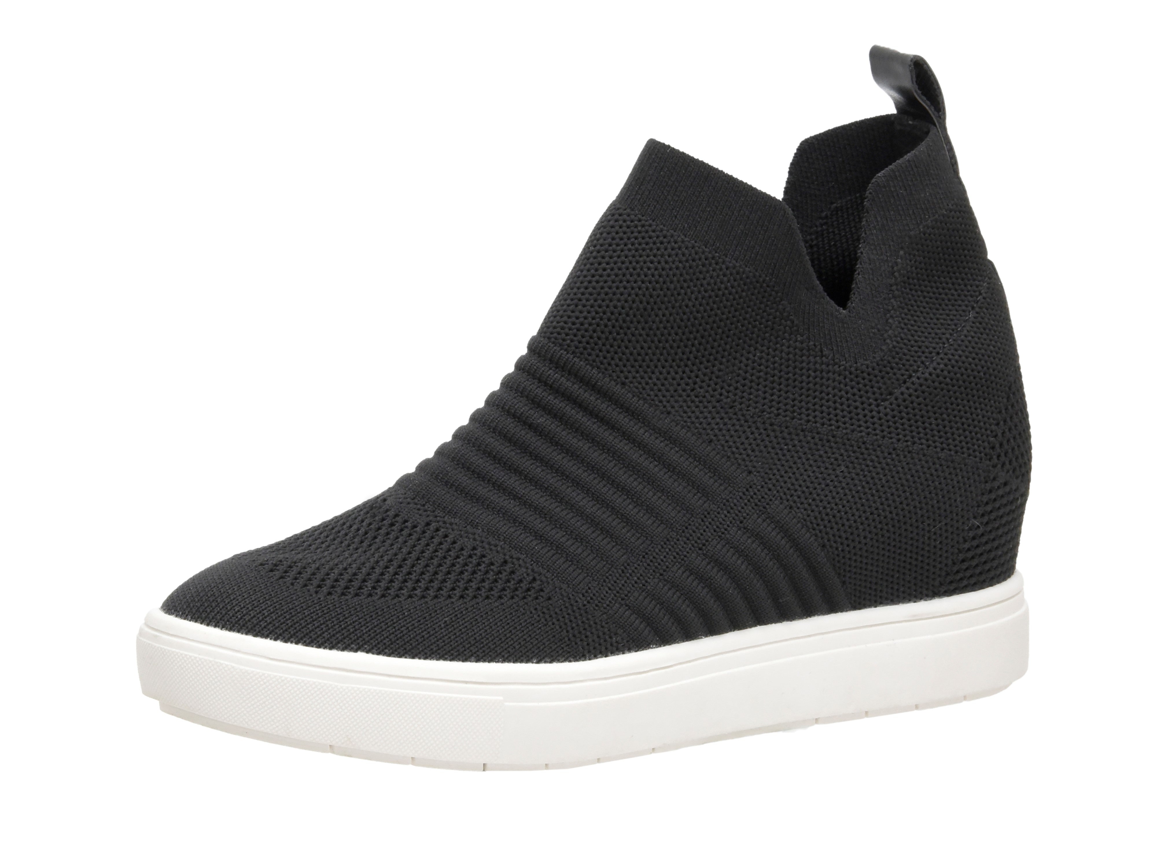 Hoyt Knit Wedge Sneaker Black