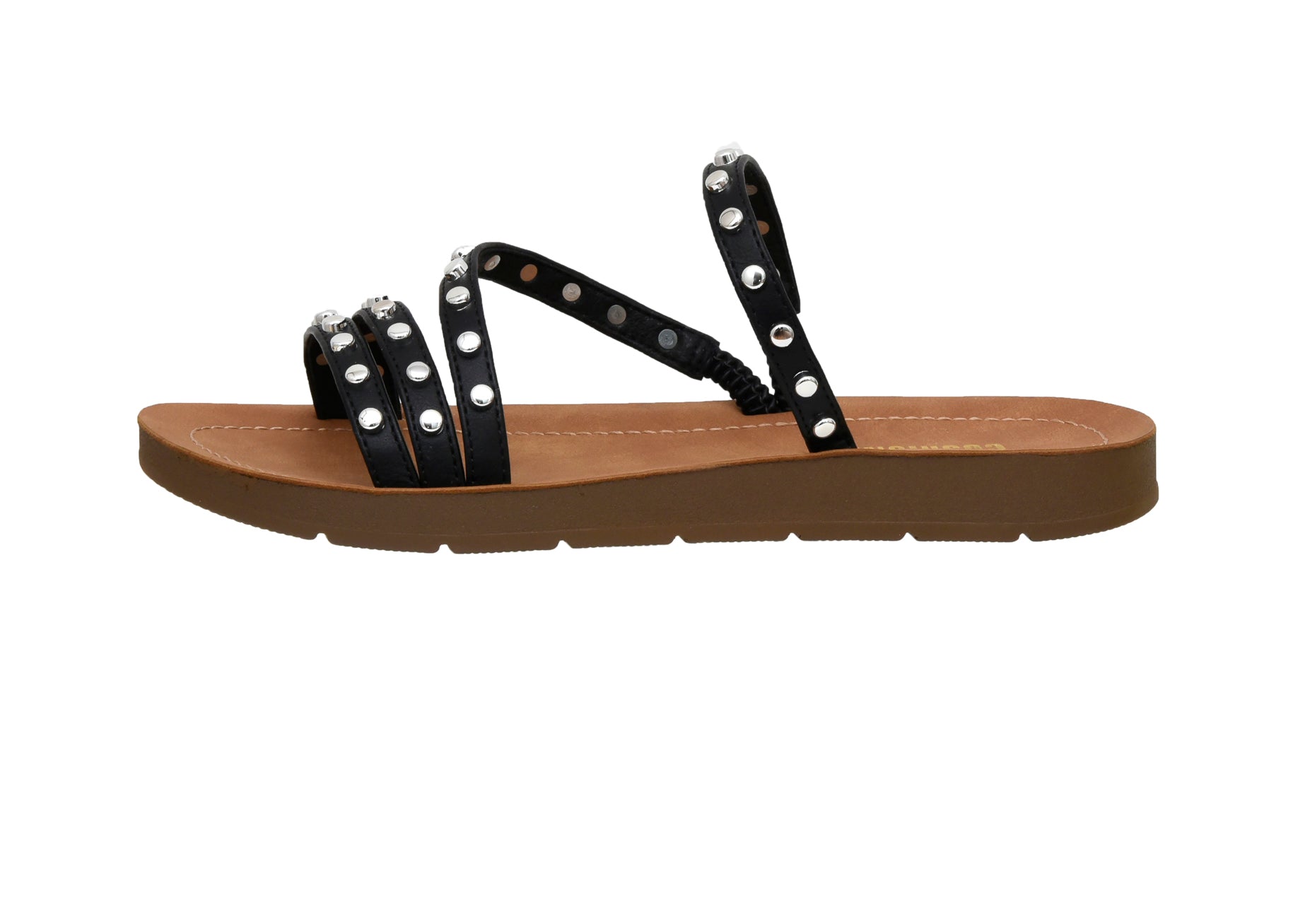 Ingrid Studded Sandal Black