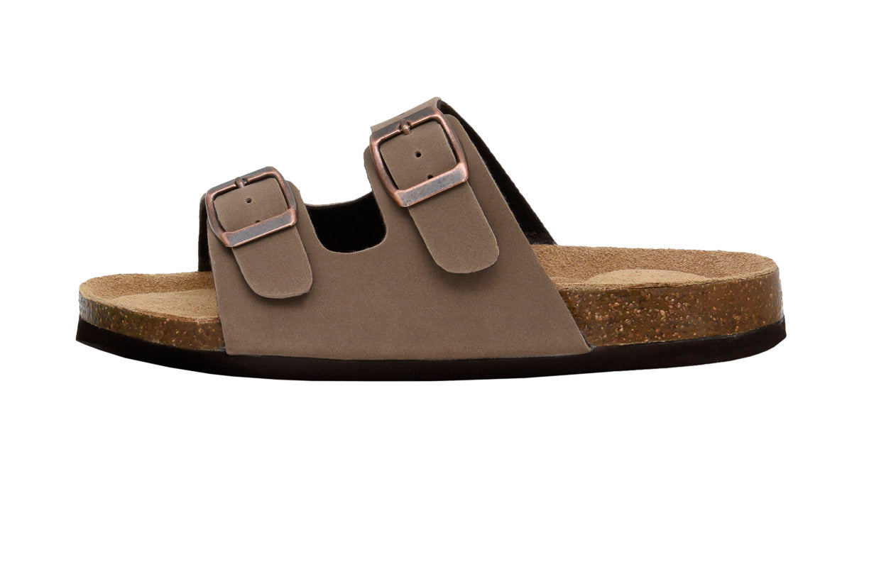 Lane Jr Cork Footbed Sandal Brown Nubuck
