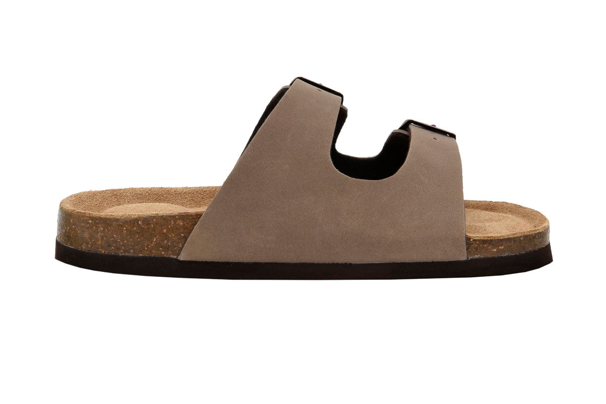 Lane Jr Cork Footbed Sandal Brown Nubuck
