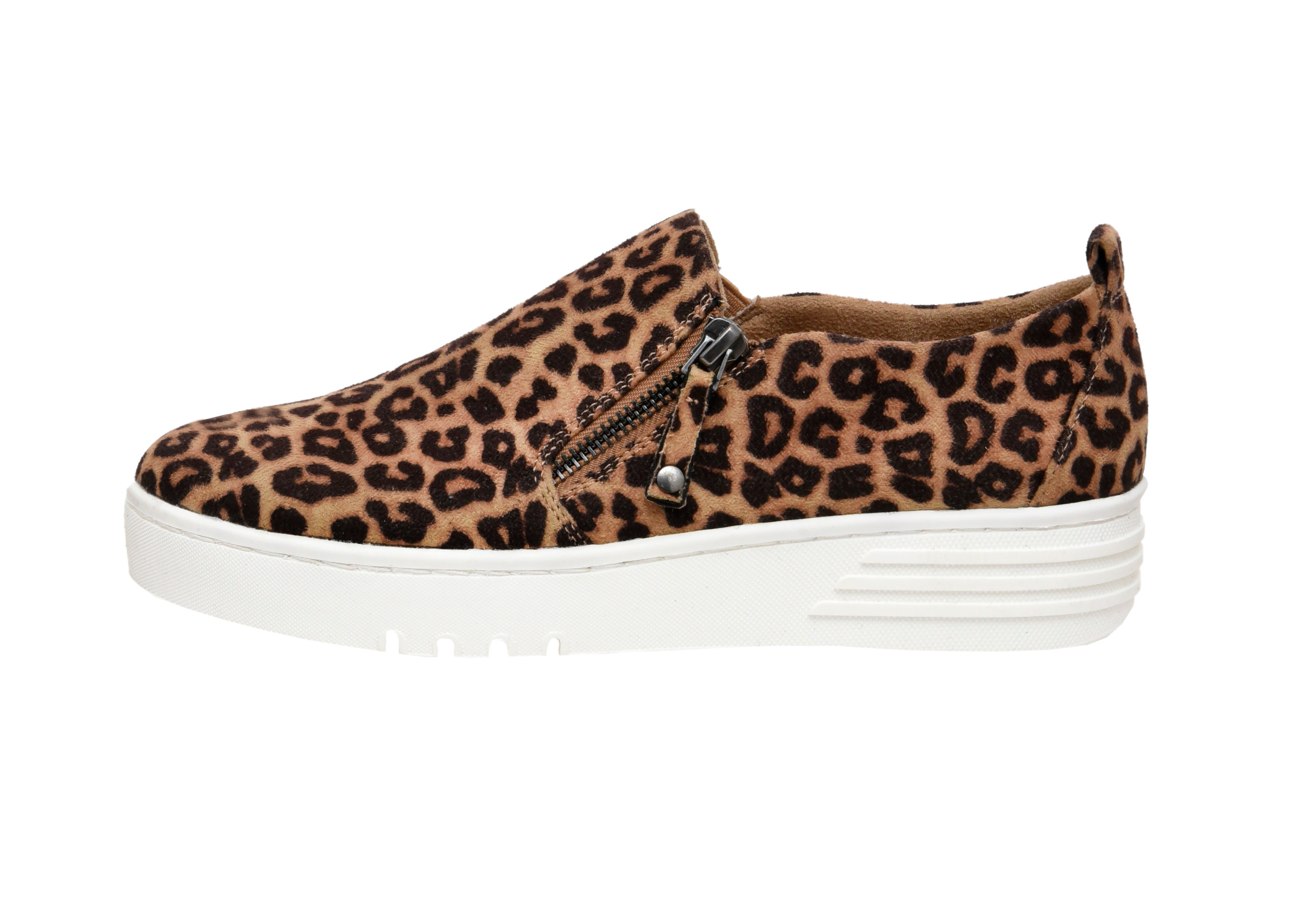 Nissa Casual Slip on Sneaker Leopard