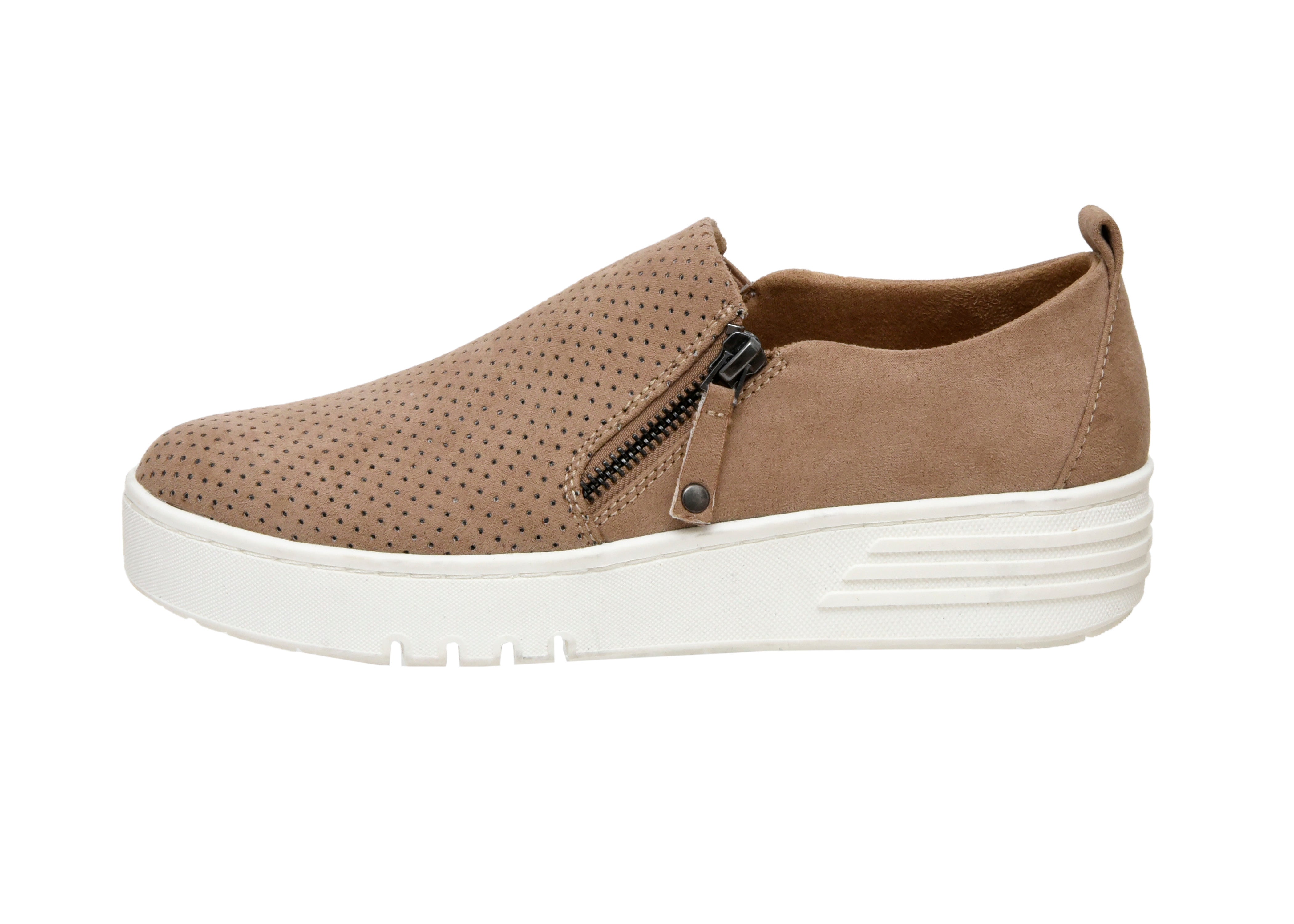 Nissa Casual Slip on Sneaker Taupe