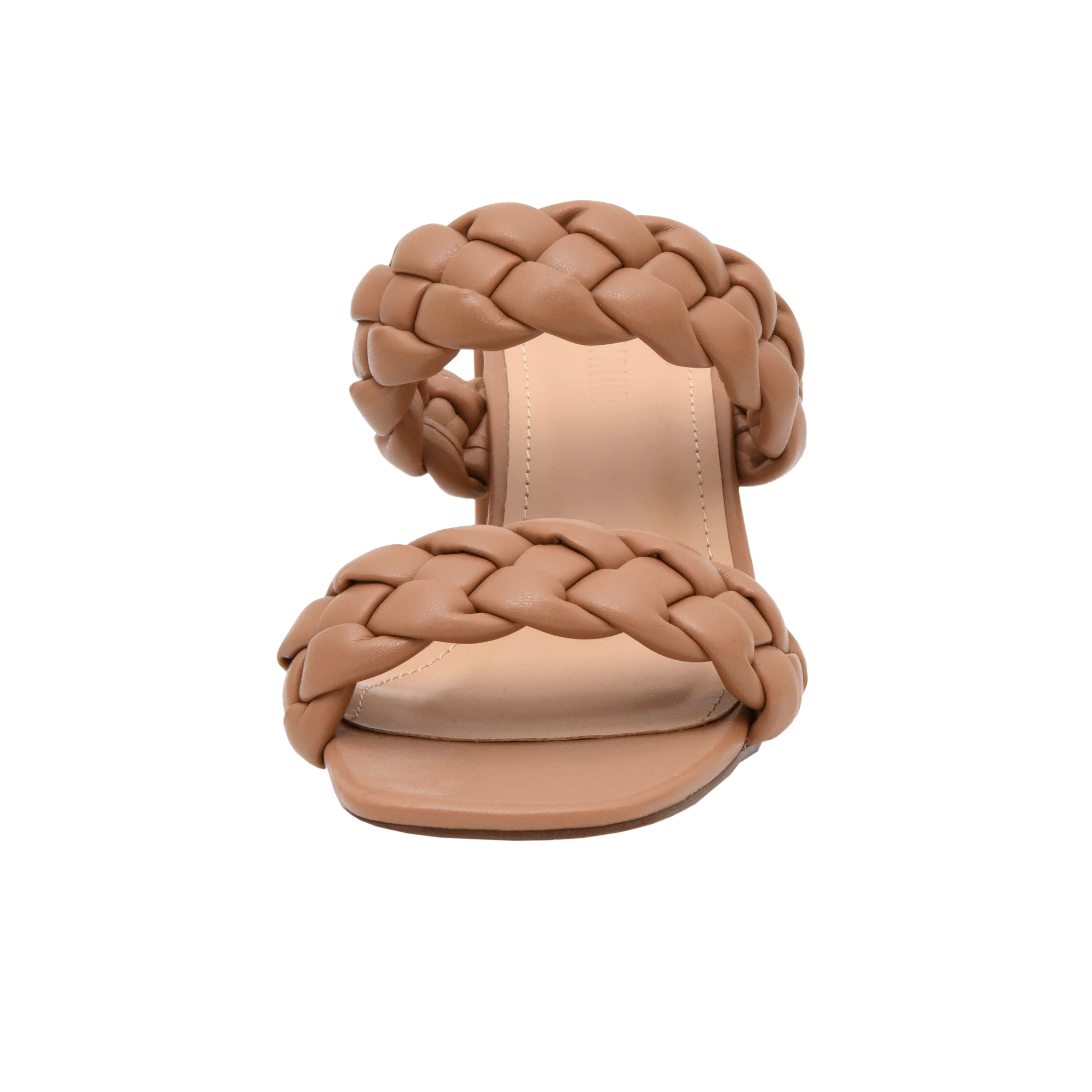 Onyx Braided Heel Sandal Tan