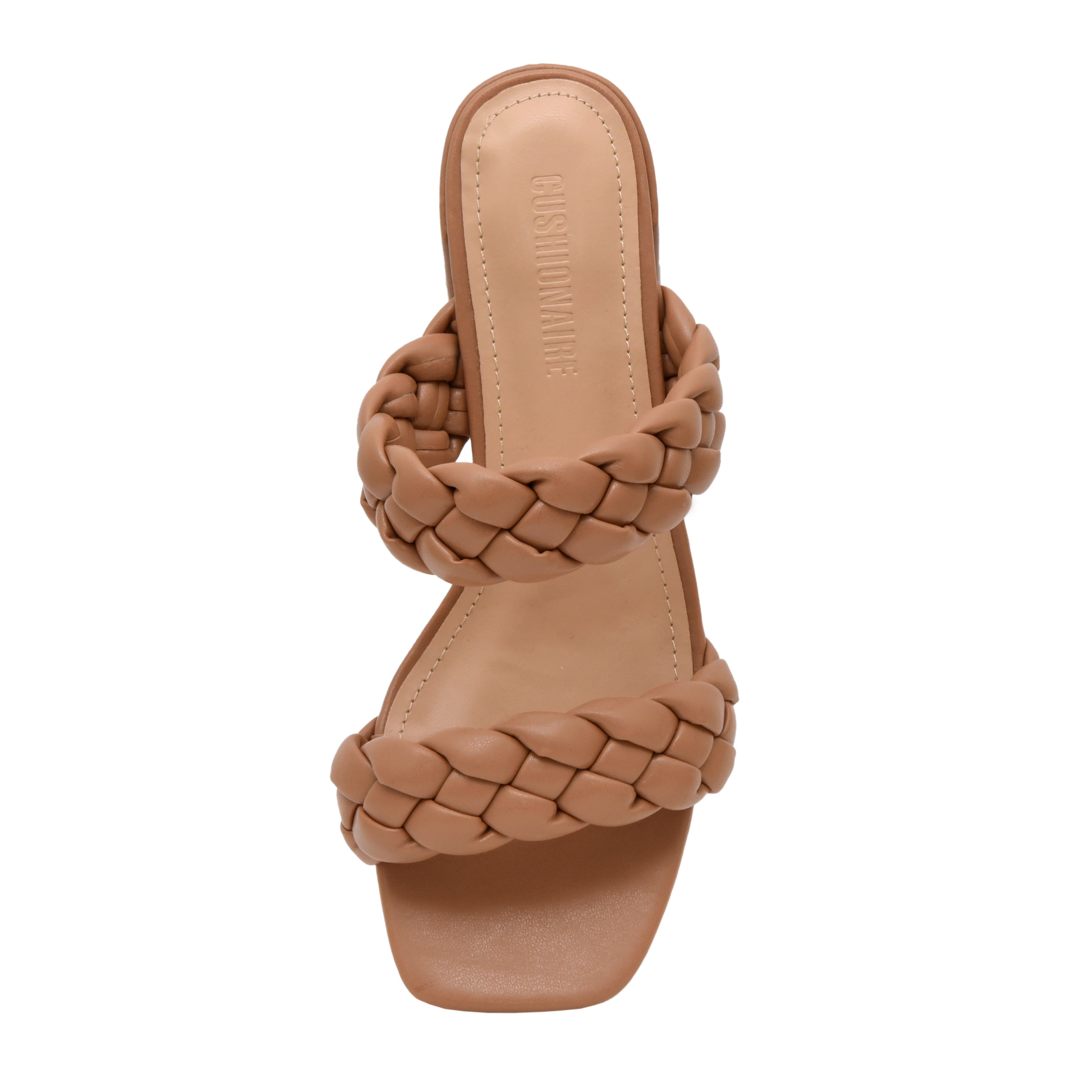 Onyx Braided Heel Sandal Tan